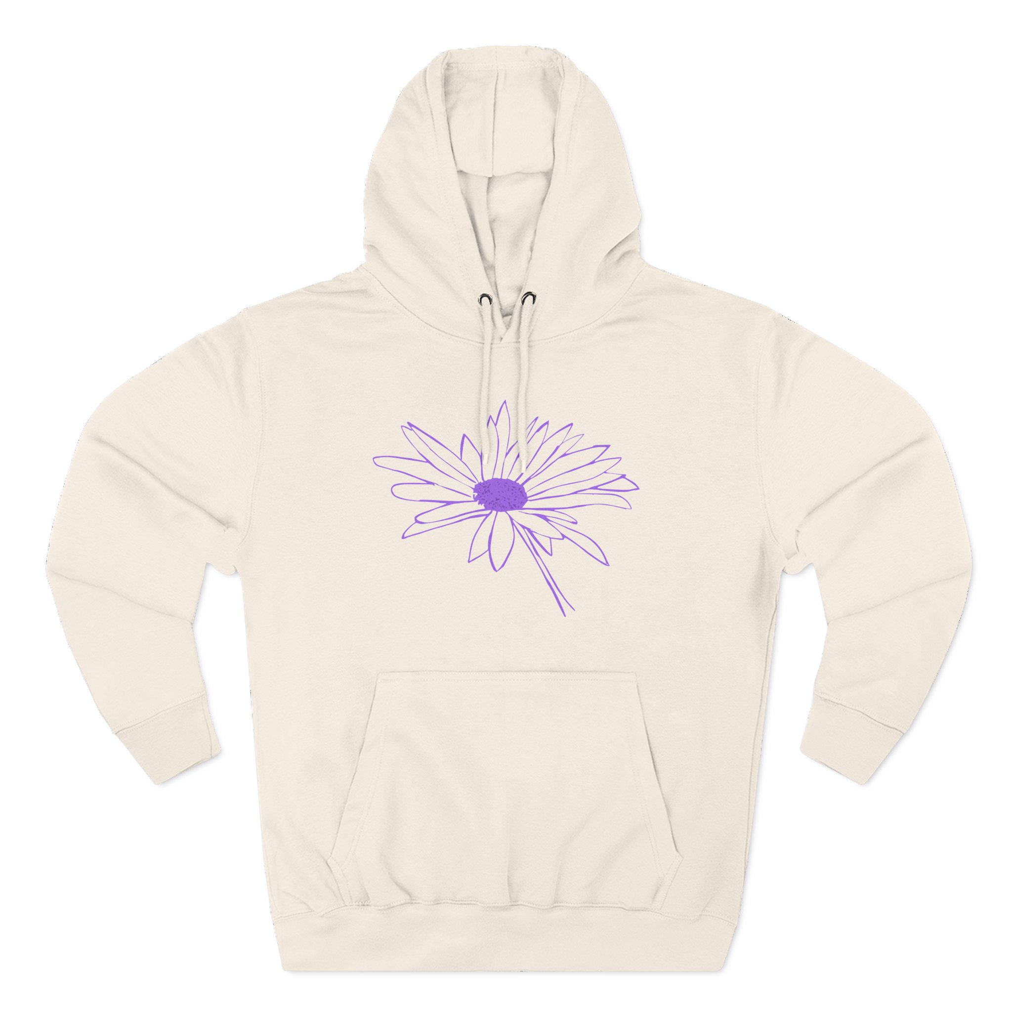 Vance Joy Flower Three-Panel Fleece Hoodie