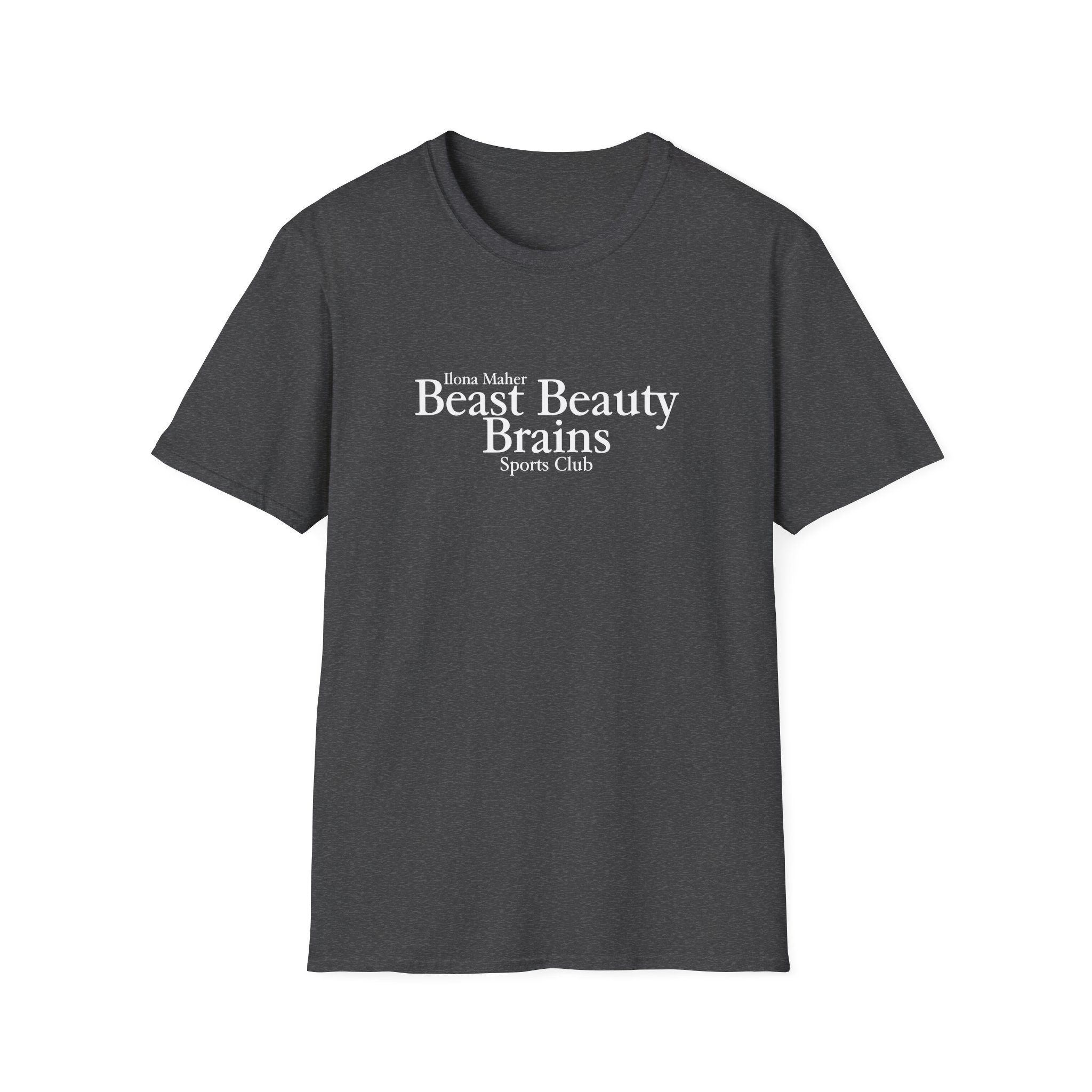Ilona Maher Beast Beauty Brains Sports Club Unisex Softstyle T-Shirt