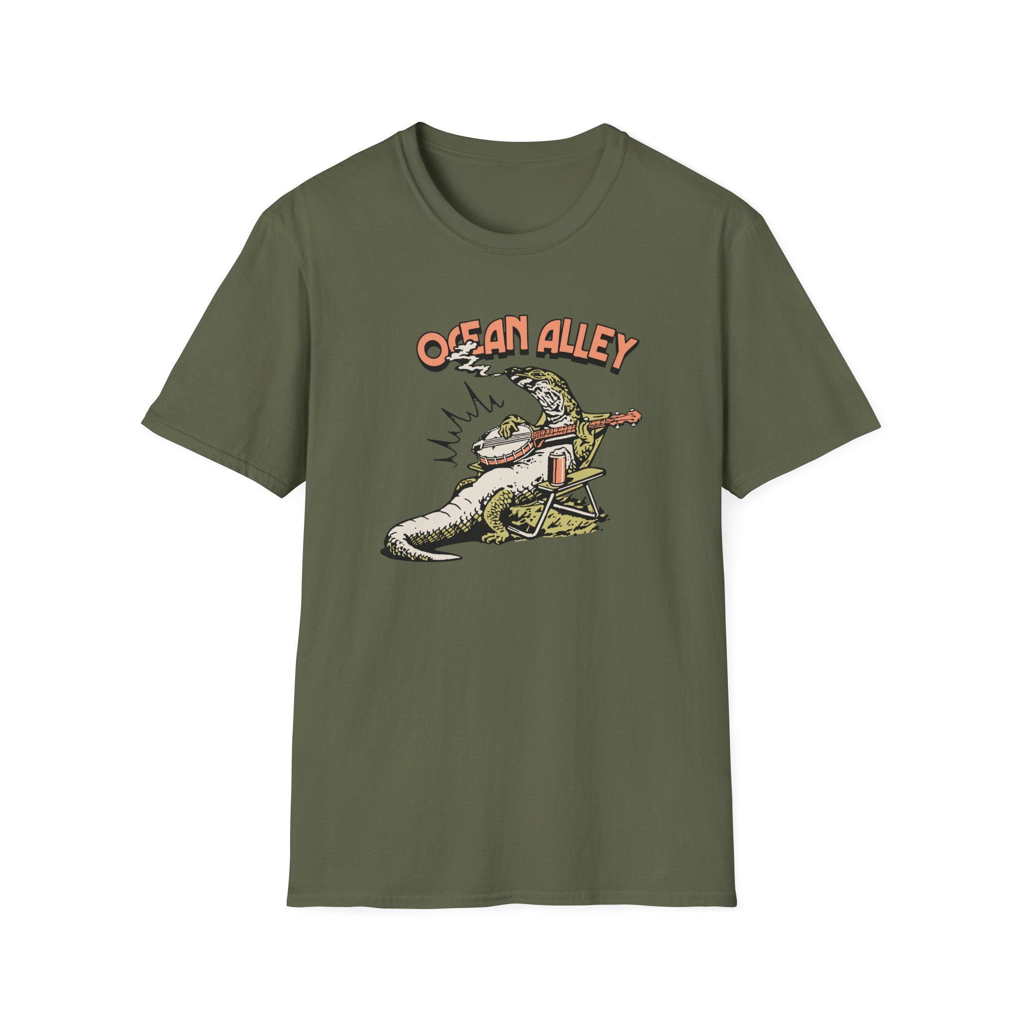 Ocean Alley Lizard Unisex Softstyle T-Shirt