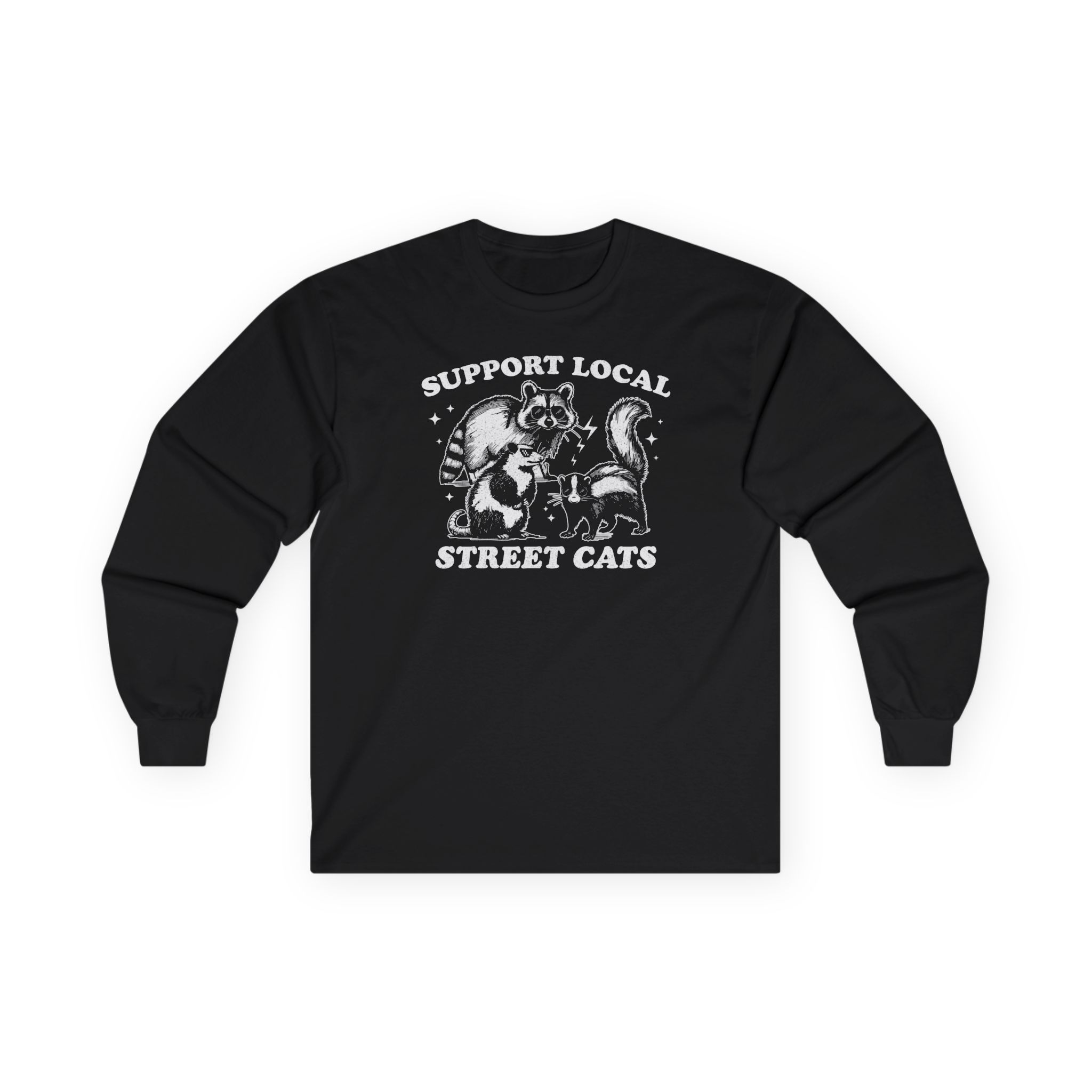 Zingara Support Local Street Cats Unisex Ultra Cotton Long Sleeve Tee