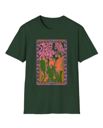 Jefferson Airplane Psychedelic Band Photo Unisex Softstyle T-Shirt
