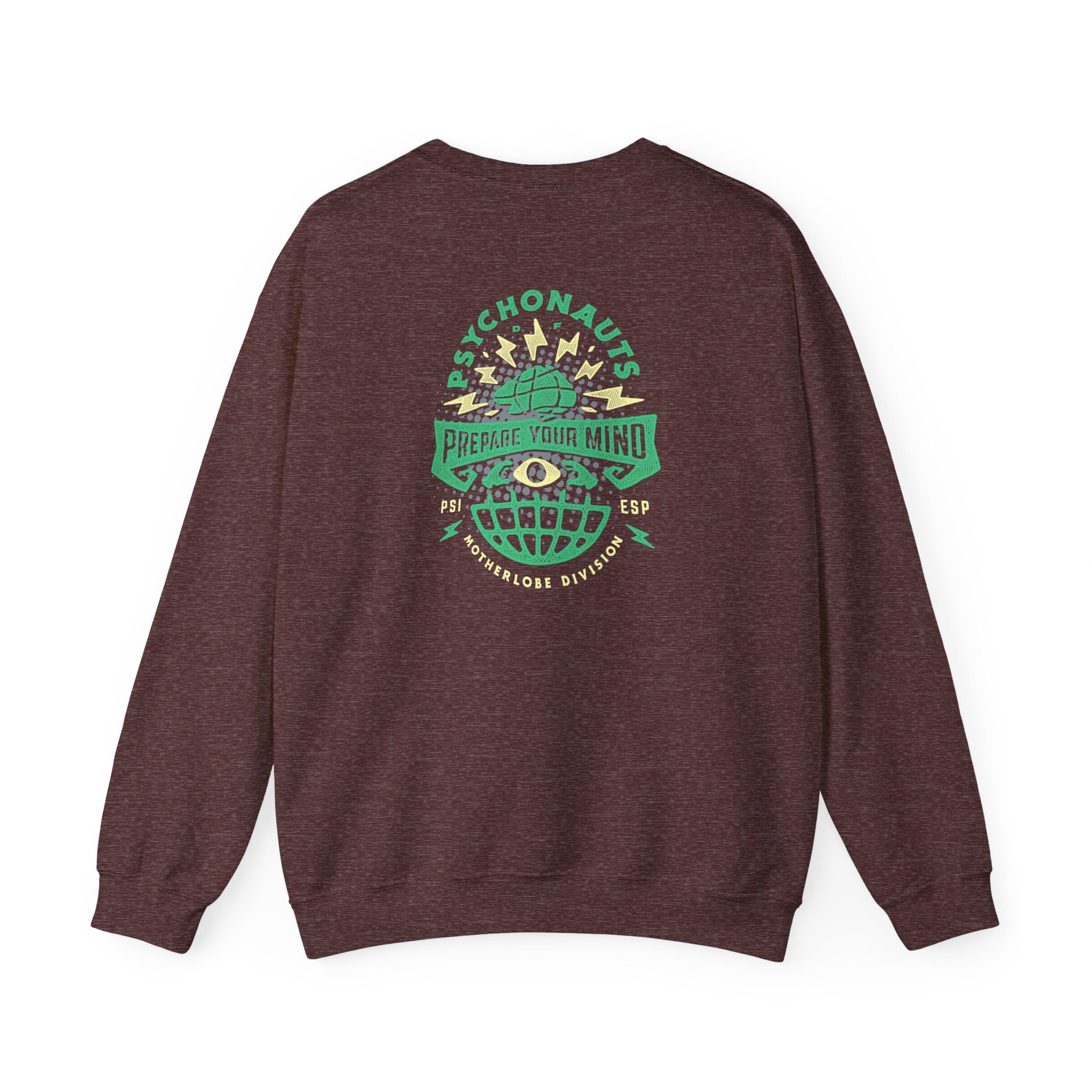 Double Fine Psychic Agency Unisex Heavy Blendâ„¢ Crewneck Sweatshirt
