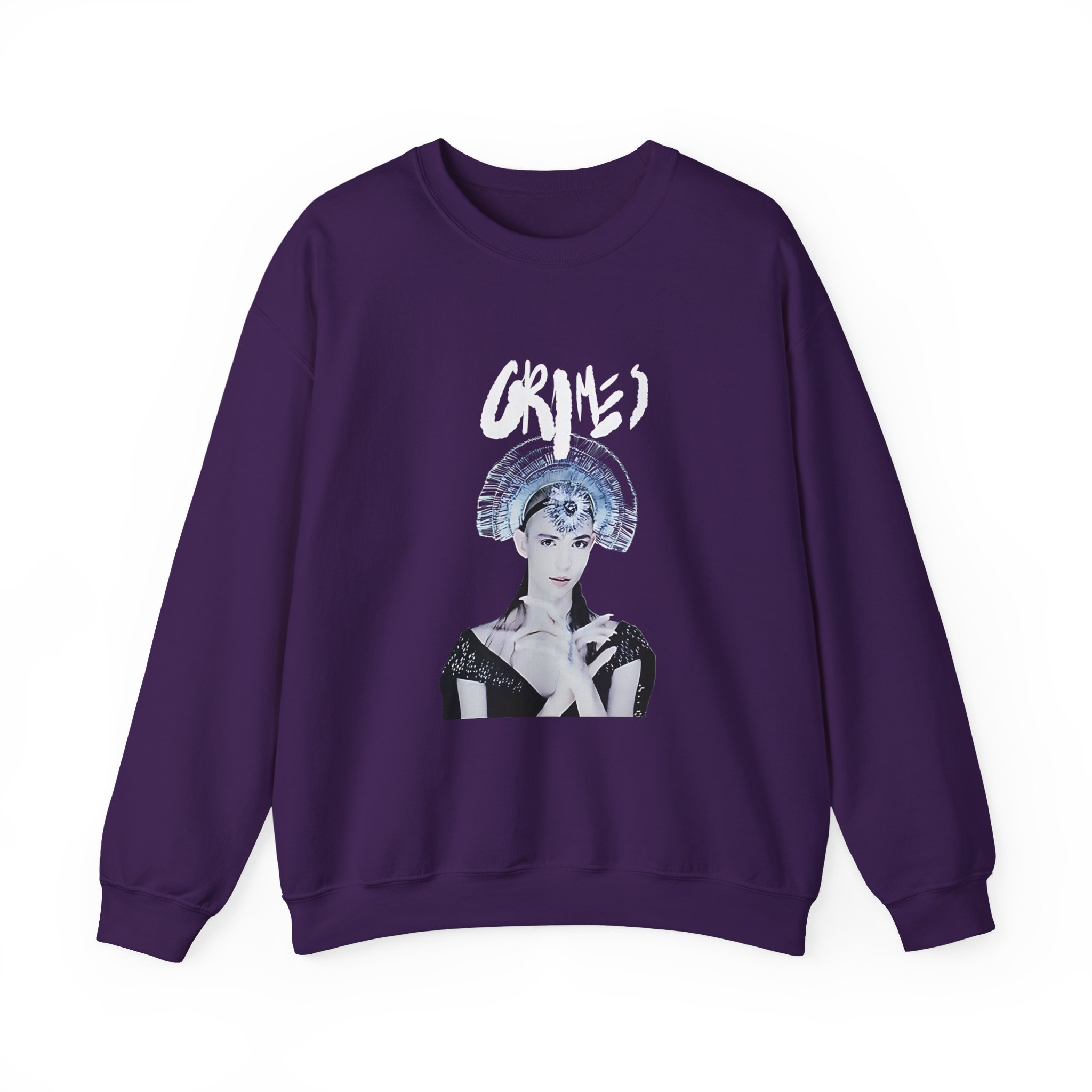 Grimes Head Dress Unisex Heavy Blend Crewneck Sweatshirt