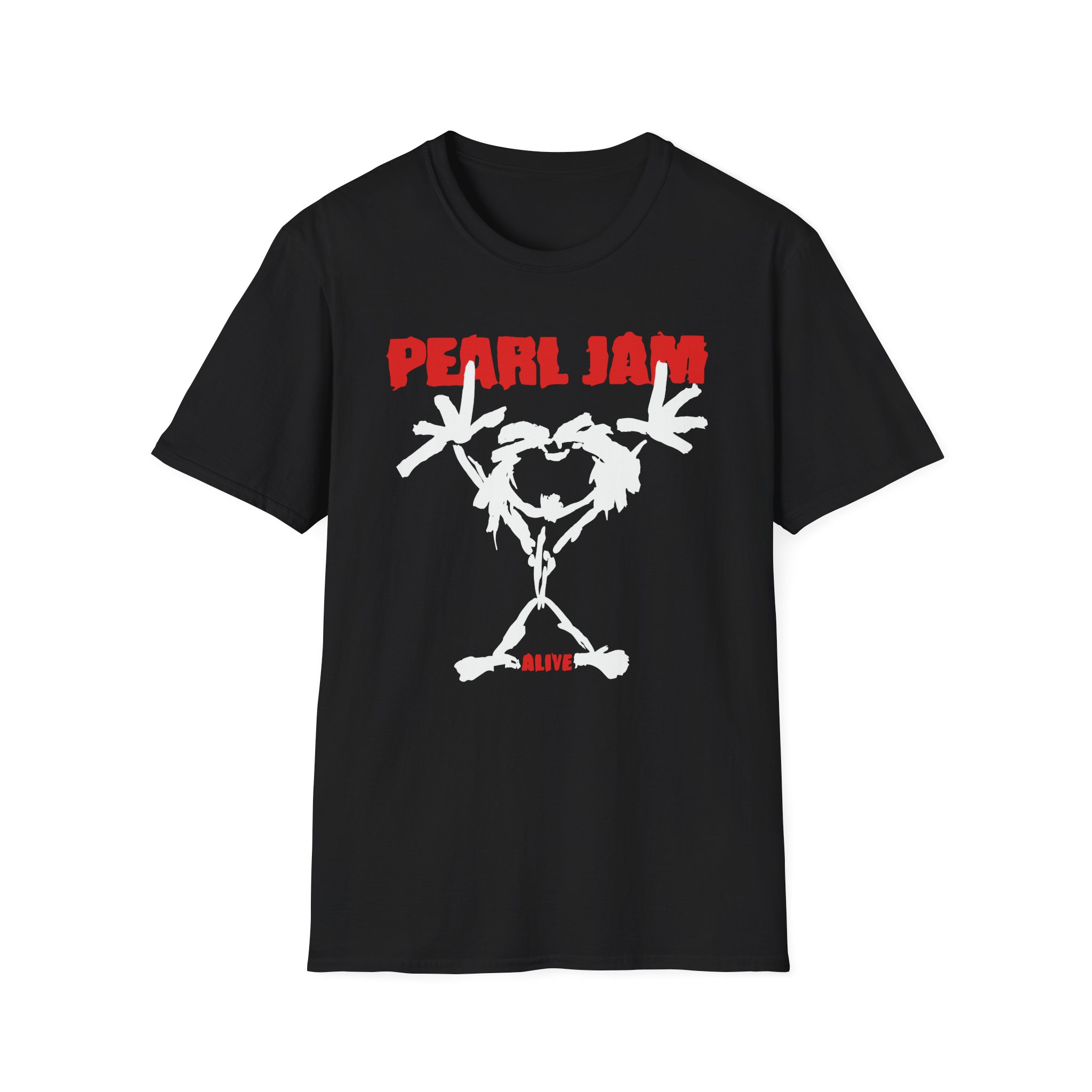 Pearl Jam Stickman Unisex Softstyle T-Shirt