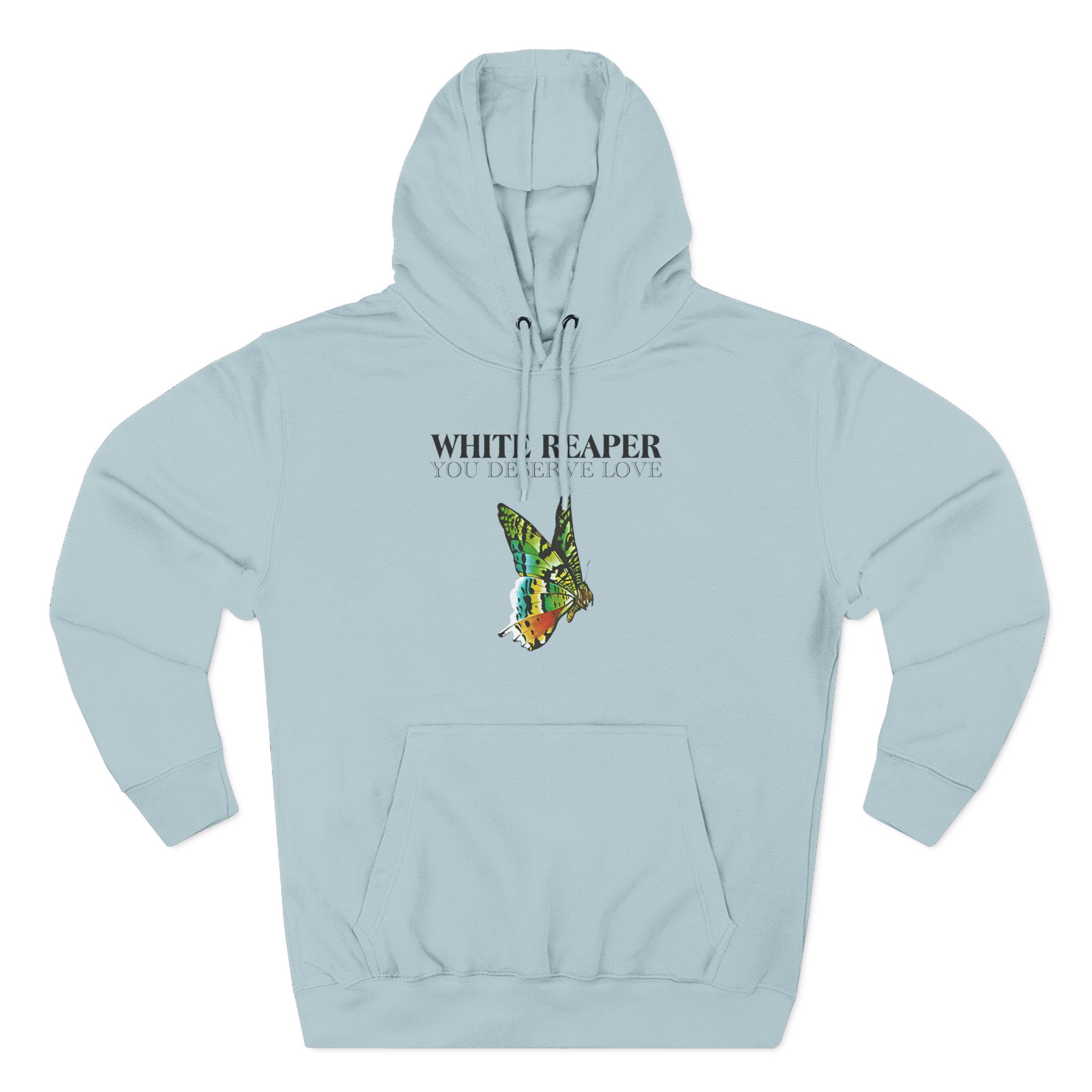 White Reaper Three-Panel Fleece Hoodie