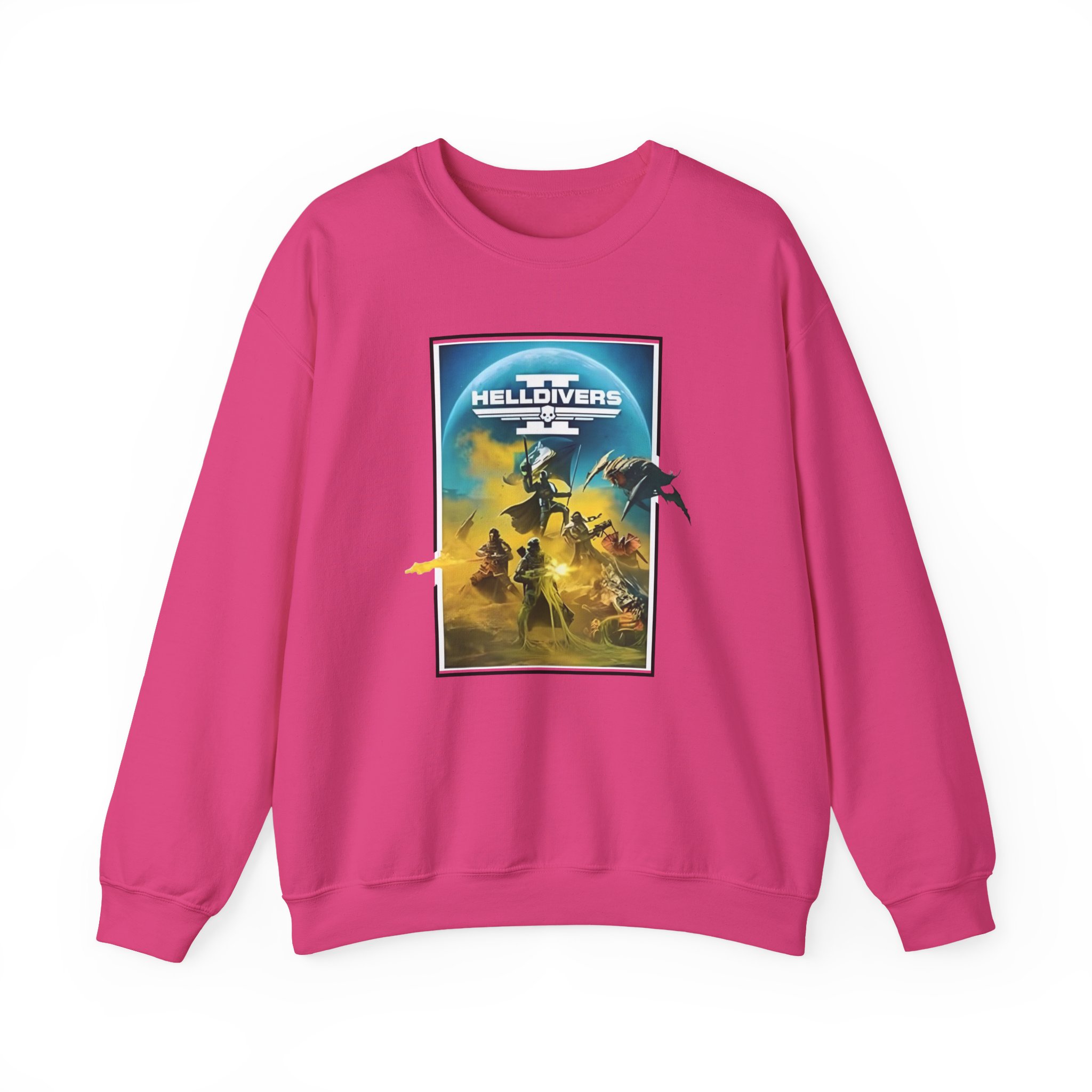 Helldivers Key Art Unisex Heavy Blendâ„¢ Crewneck Sweatshirt