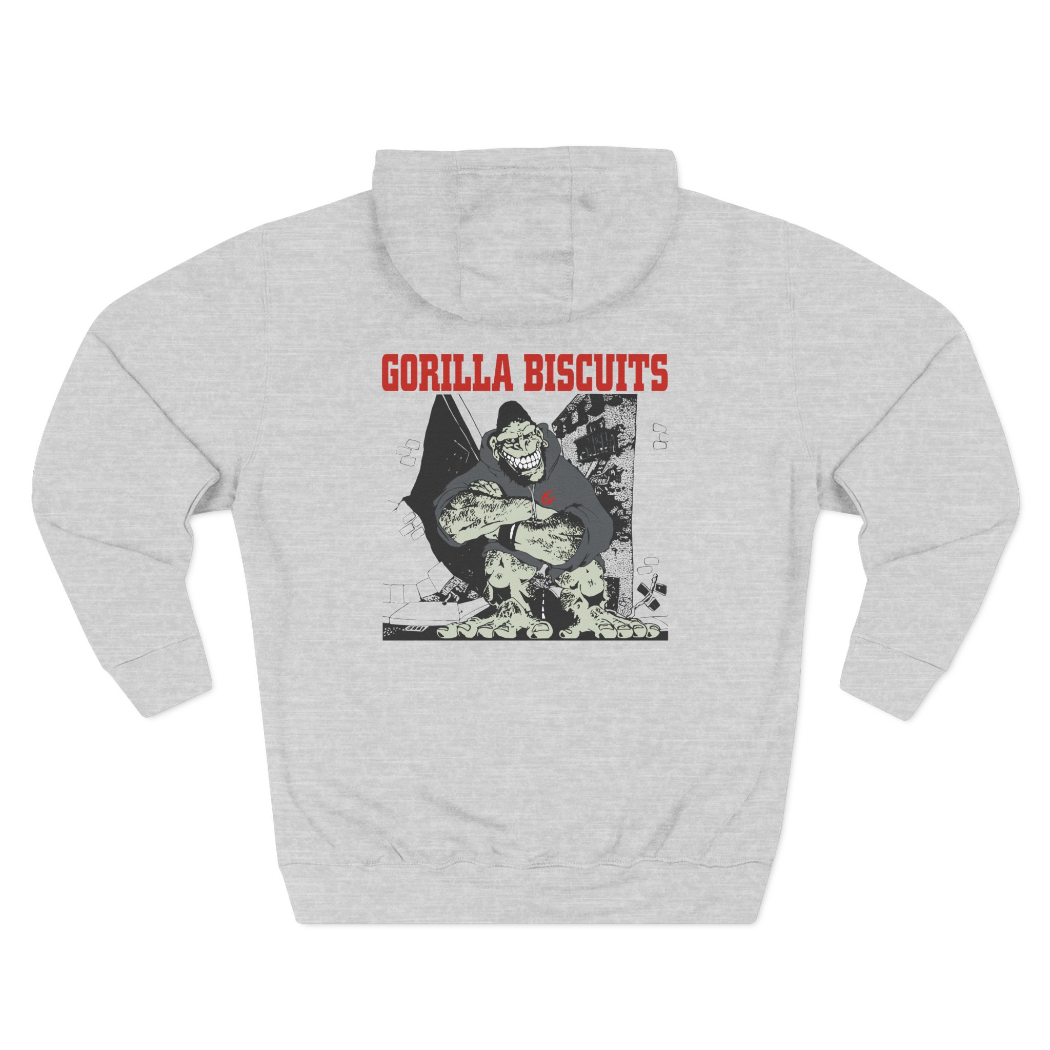 Gorilla Biscuits Hold Your Ground Three-Panel Fleece Hoodie