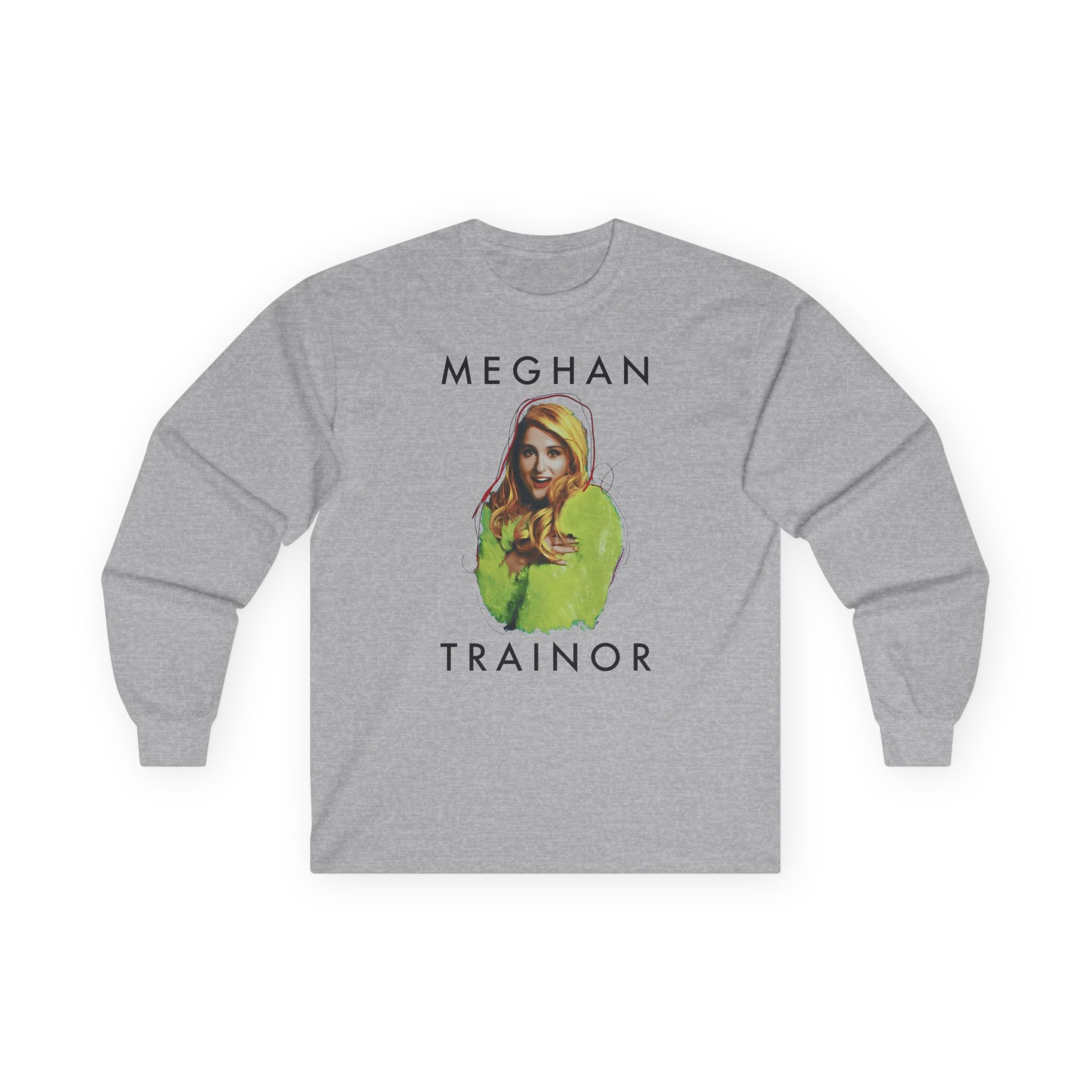 Meghan Trainor Title Pose Turquoise Unisex Ultra Cotton Long Sleeve Tee