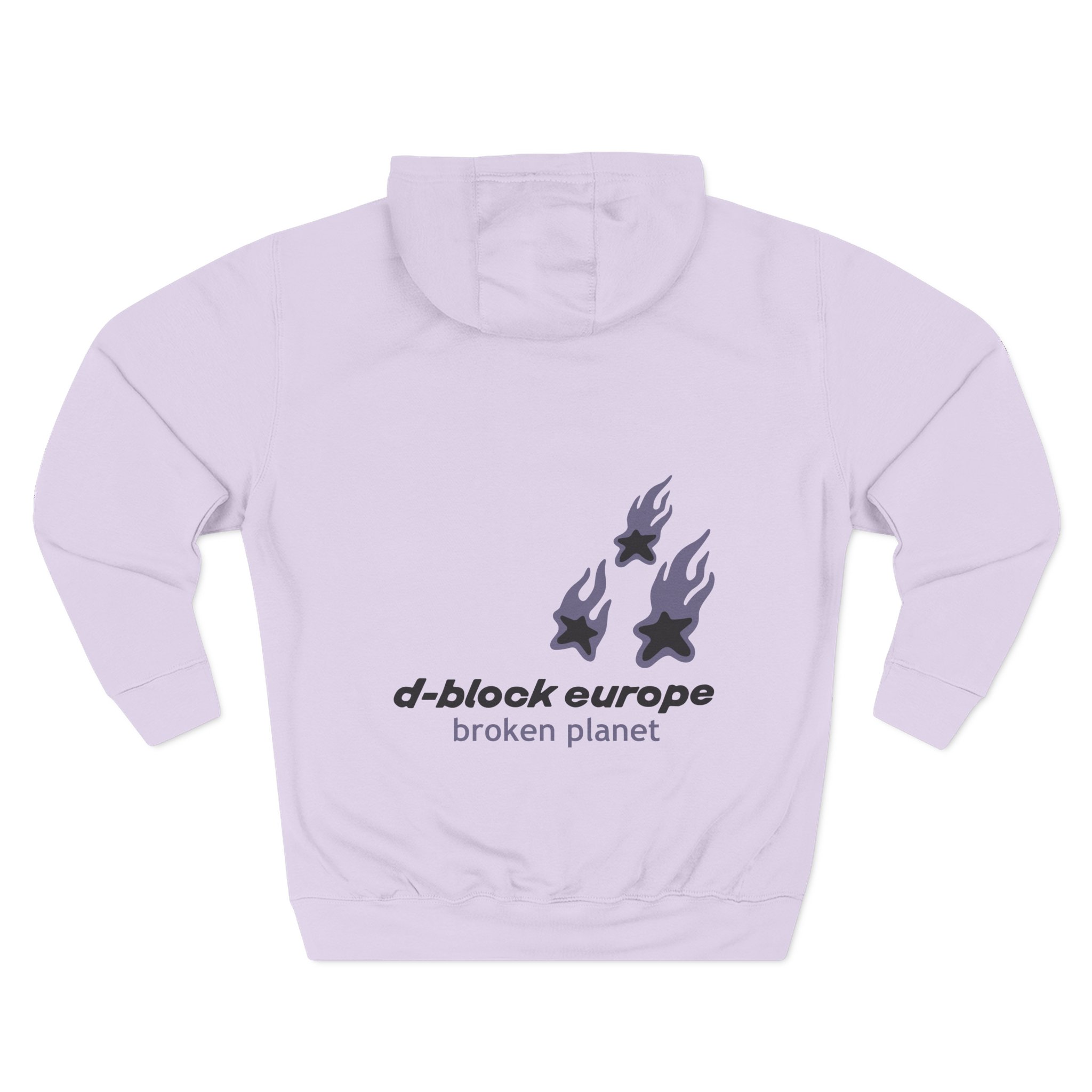 D Block Europe Broken Planet Three-panel Fleece Hoodie