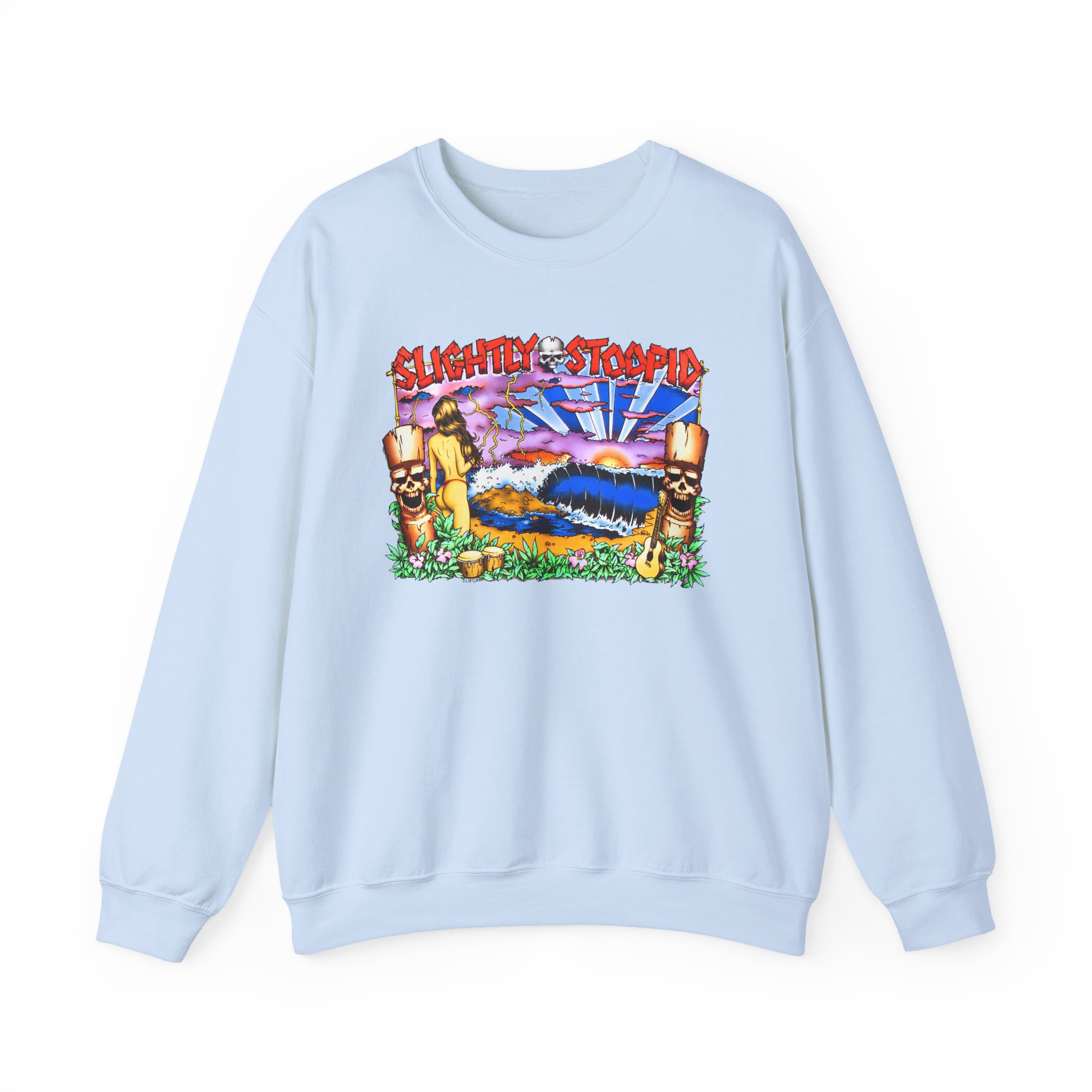 Slightly Stoopid Tiki Unisex Heavy Blendâ„¢ Crewneck Sweatshirt