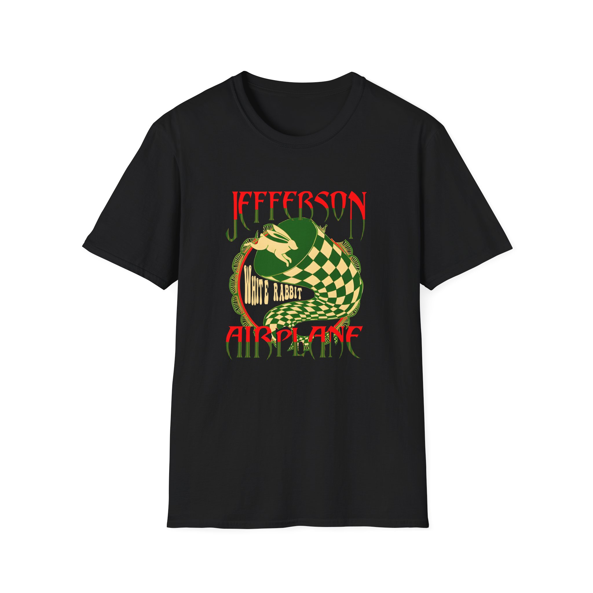 Jefferson Airplane Rabbit Unisex Softstyle T-Shirt