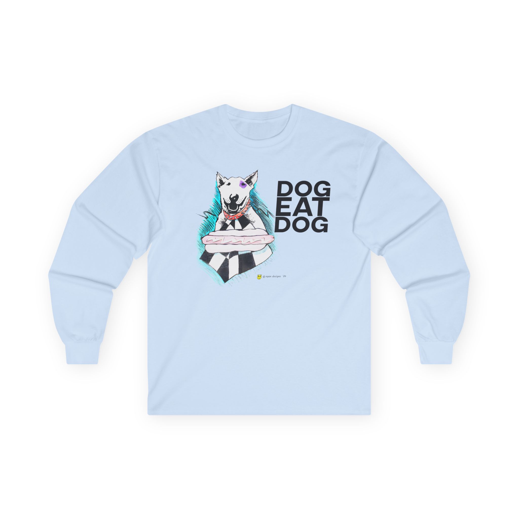 Dog Eat Dog Hotdog Unisex Ultra Cotton Long Sleeve Tee