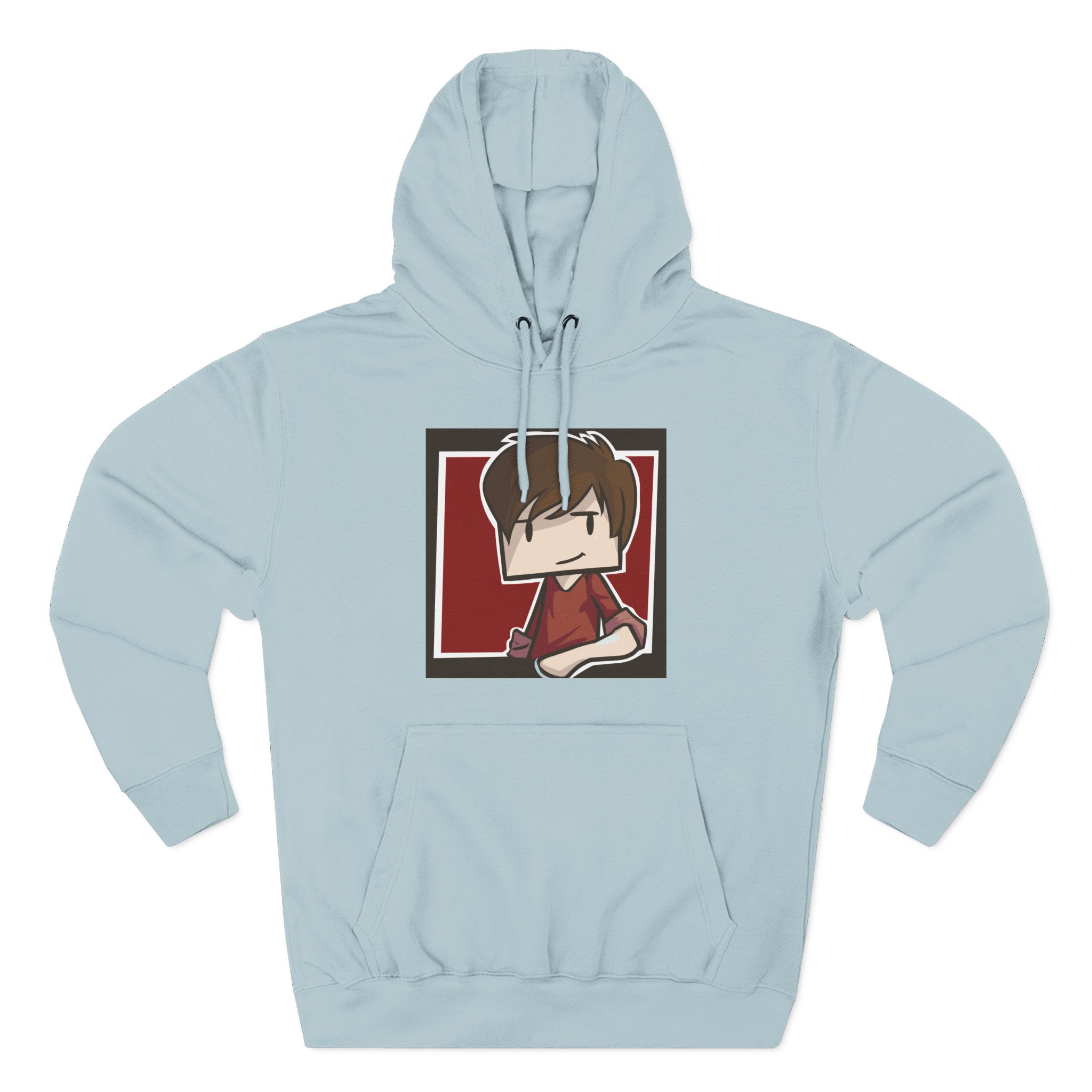 Grian Three-Panel Fleece Hoodie