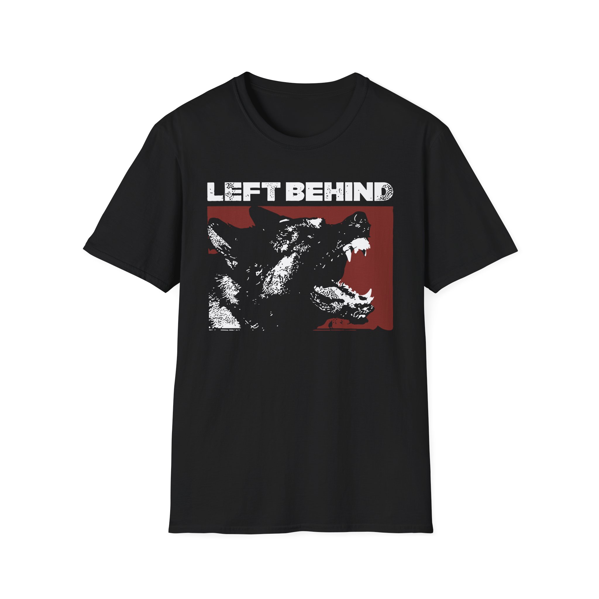 Left Behind Dog Unisex Softstyle T-Shirt