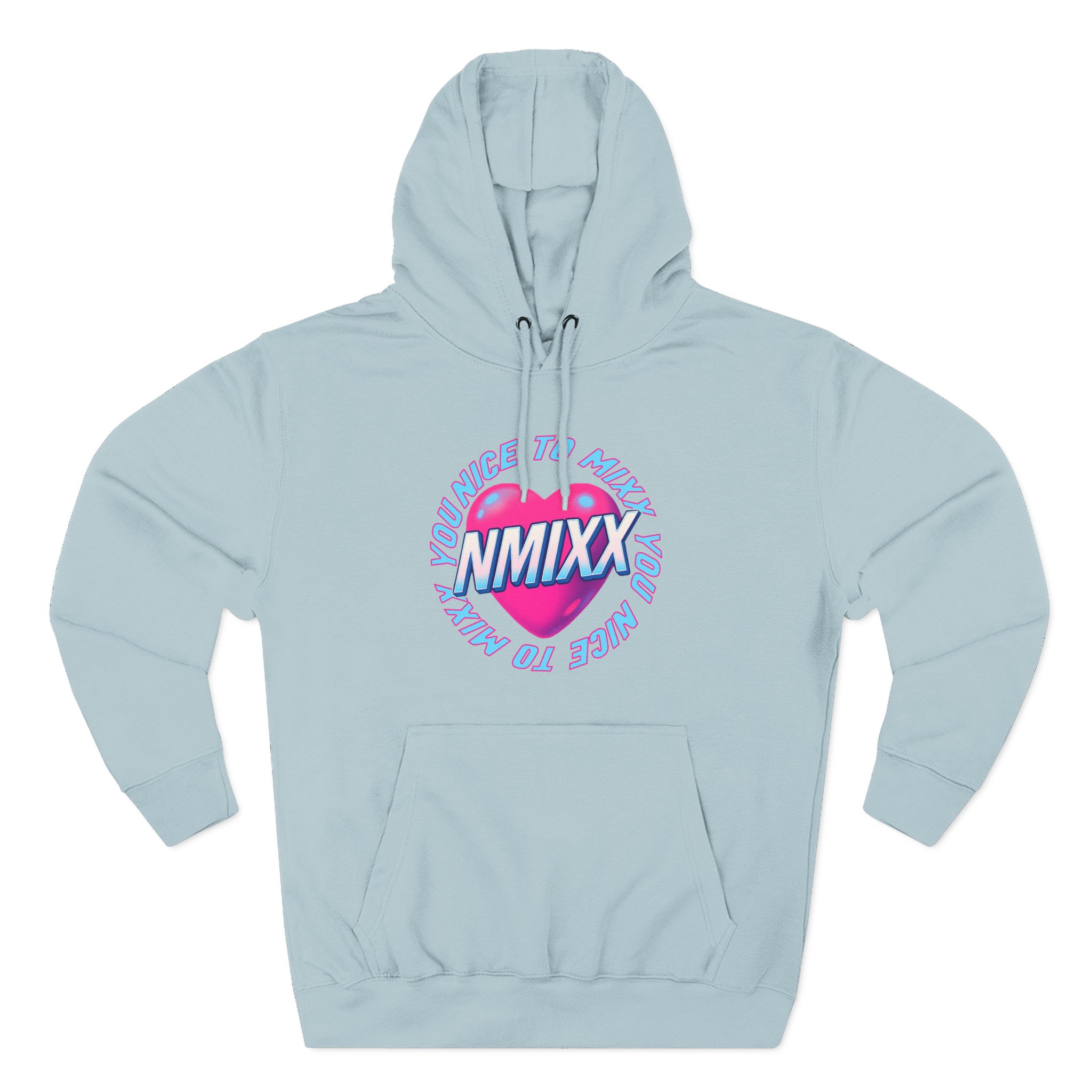 Nmixx Three-Panel Fleece Hoodie