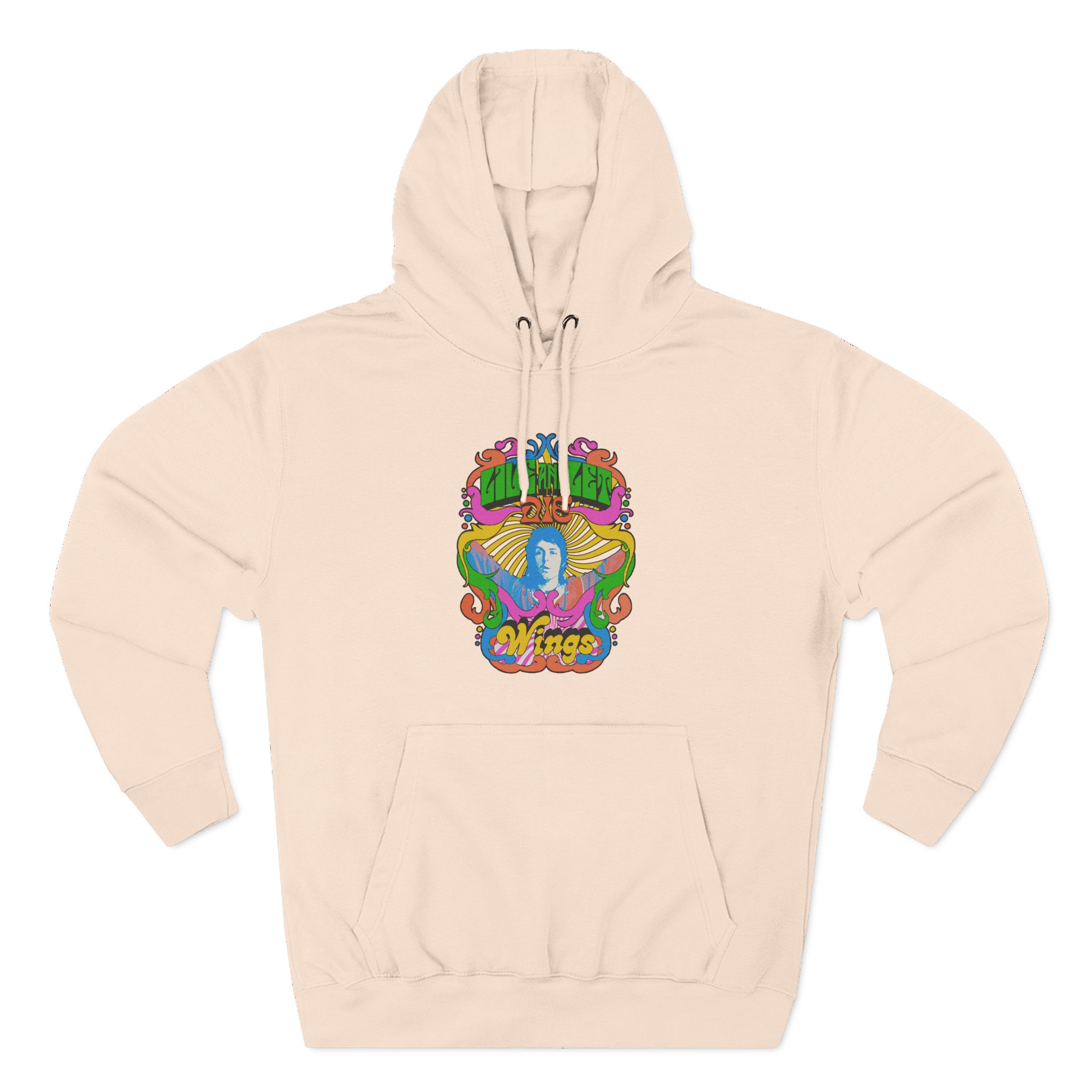 Wings Live And Let Die Three-Panel Fleece Hoodie