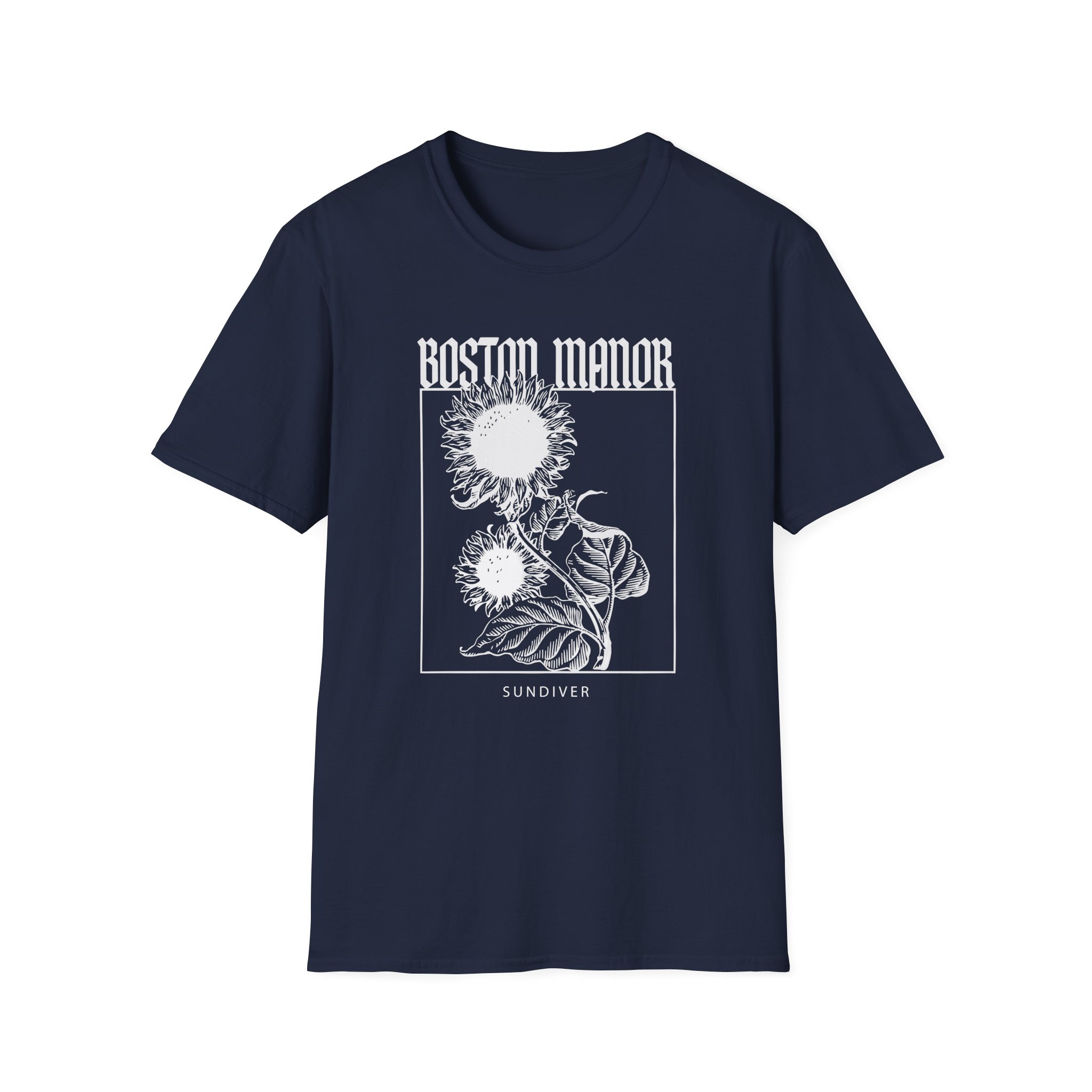 Boston Manor Sunflower Unisex Softstyle T-Shirt