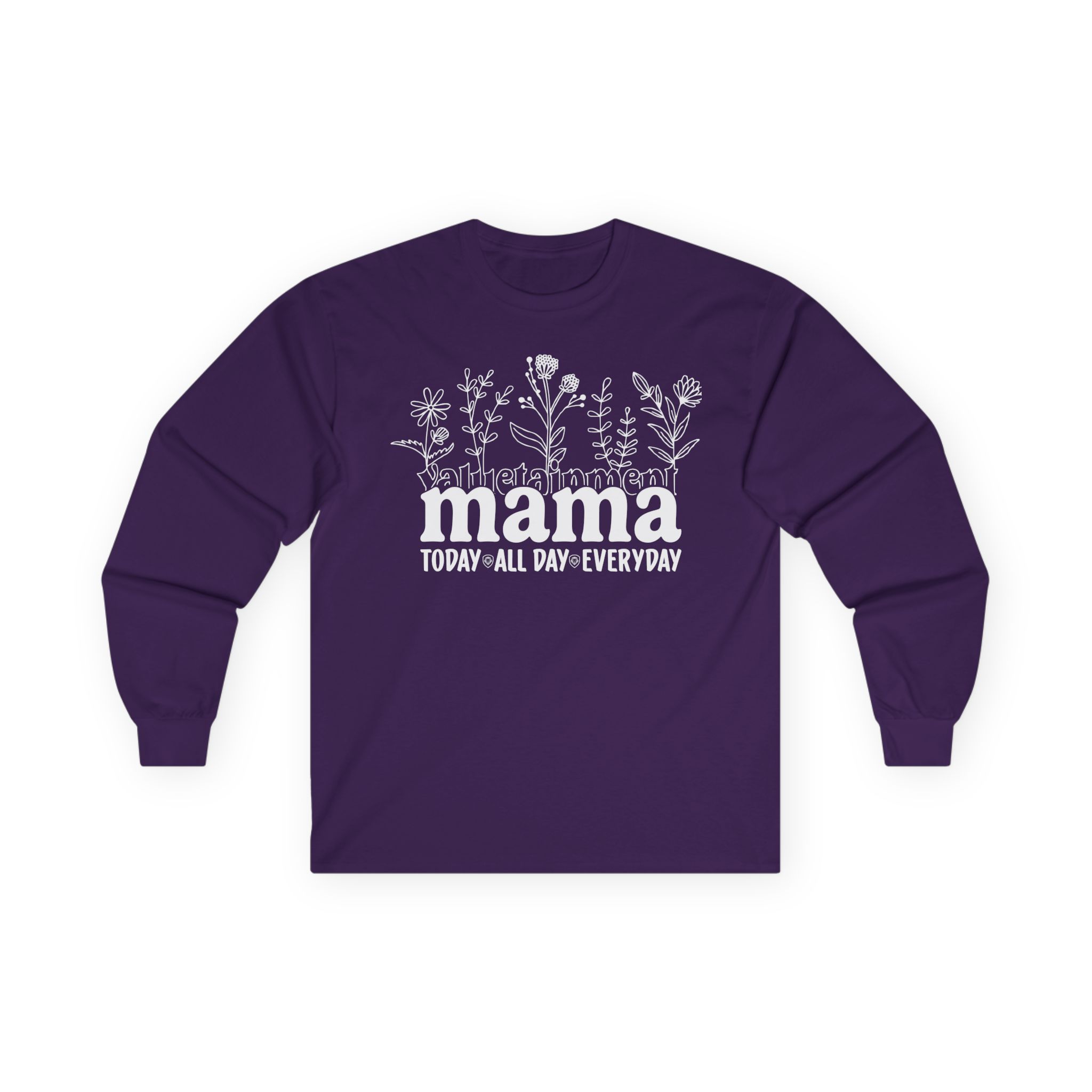 Valuetainment Future Looks Bright Lilac Everyday Vt Mama Unisex Ultra Cotton Long Sleeve Tee