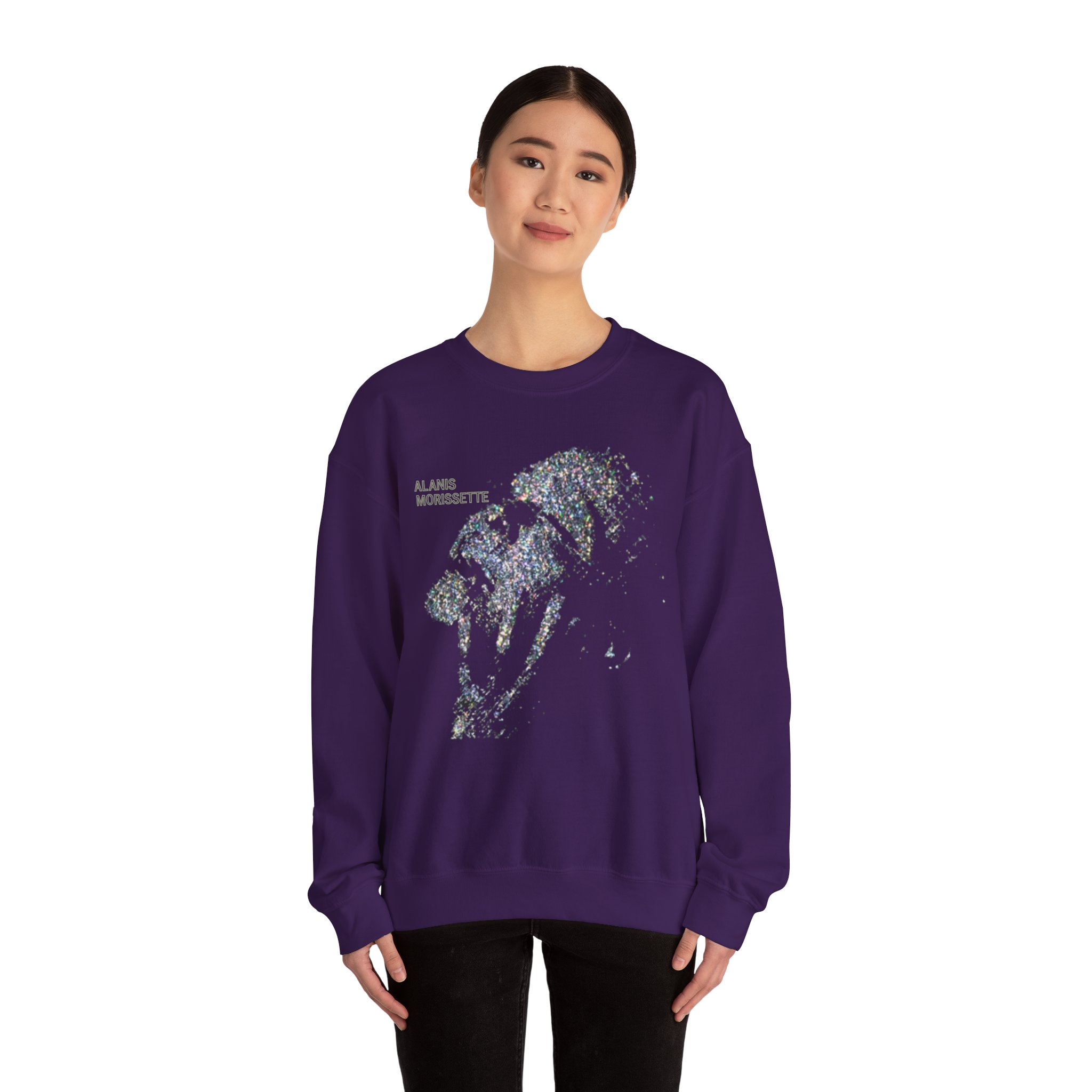 Alanis Morissette Such Pretty Forks Glitter Unisex Heavy Blendâ„¢ Crewneck Sweatshirt