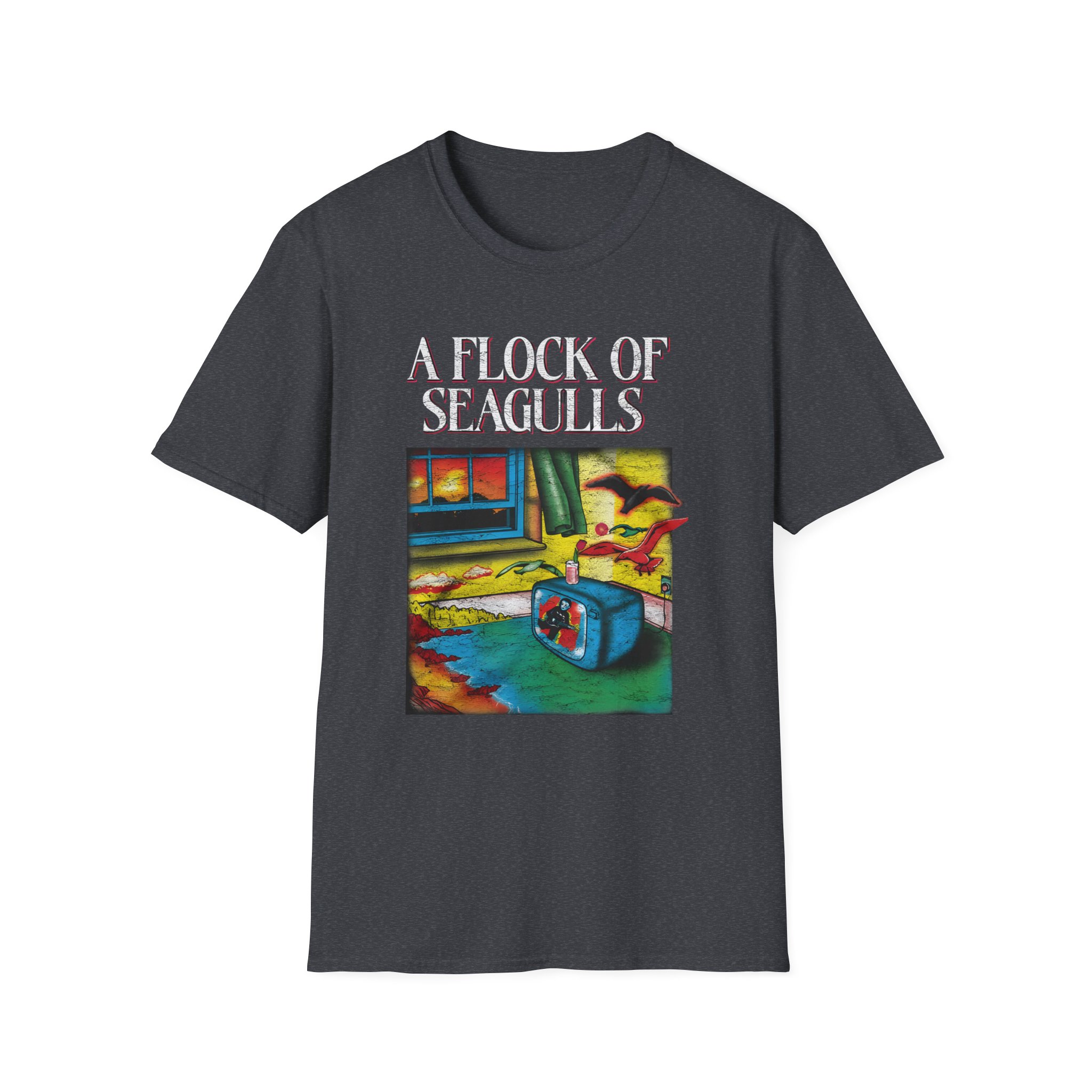 A Flock of Seagulls I Ran Tour Unisex Softstyle T-Shirt