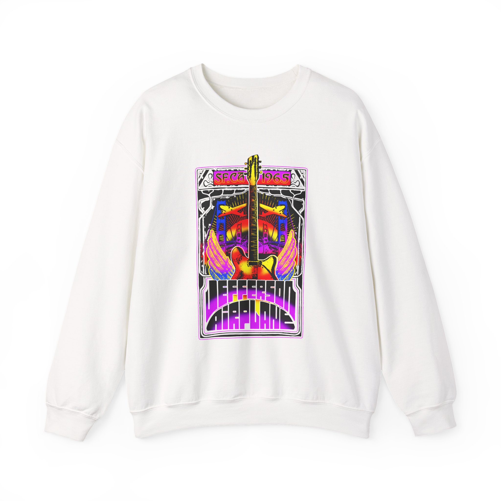 Jefferson Airplane San Francisco 1965 Unisex Heavy Blendâ„¢ Crewneck Sweatshirt