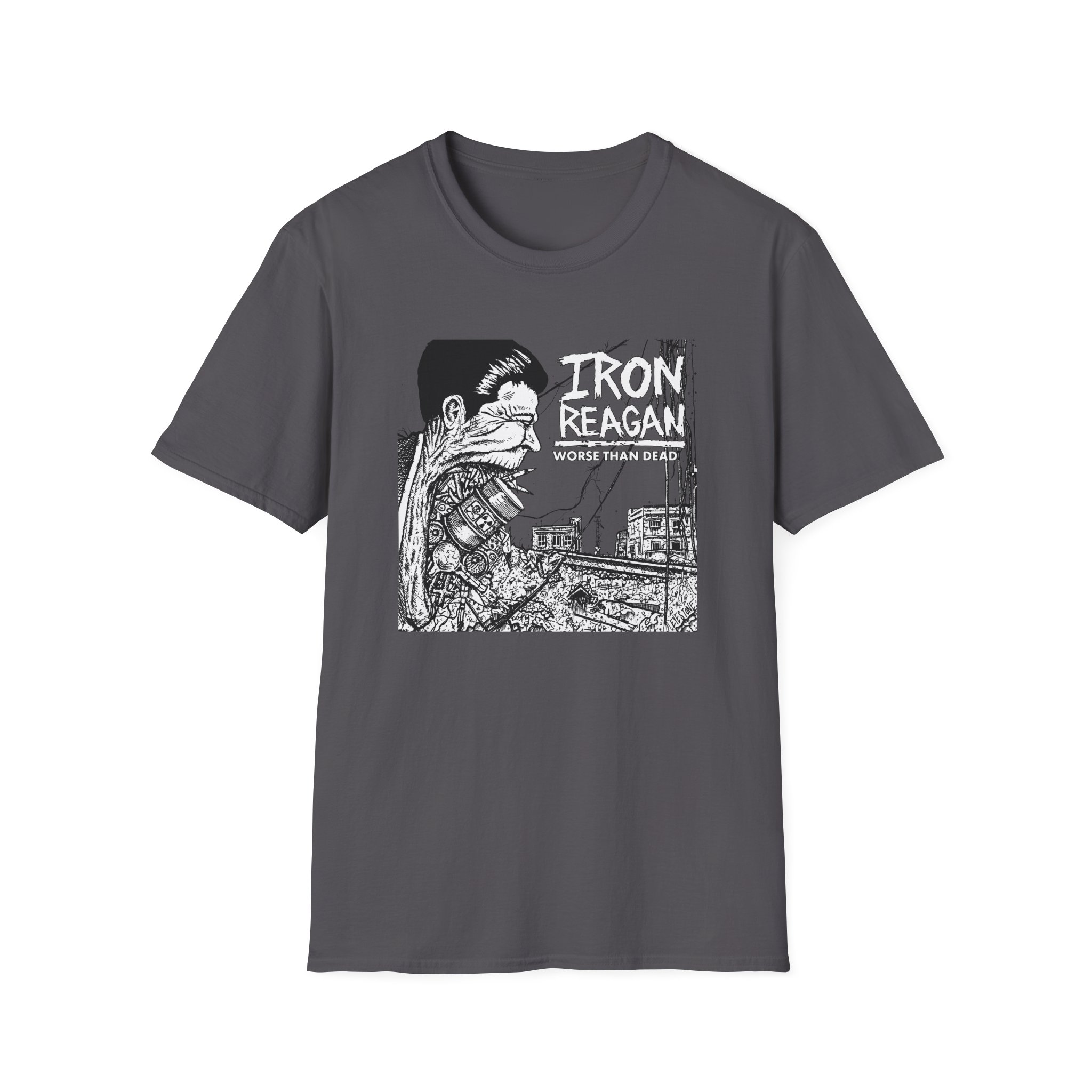 Iron Reagan Worse Than Dead Unisex Softstyle T-Shirt