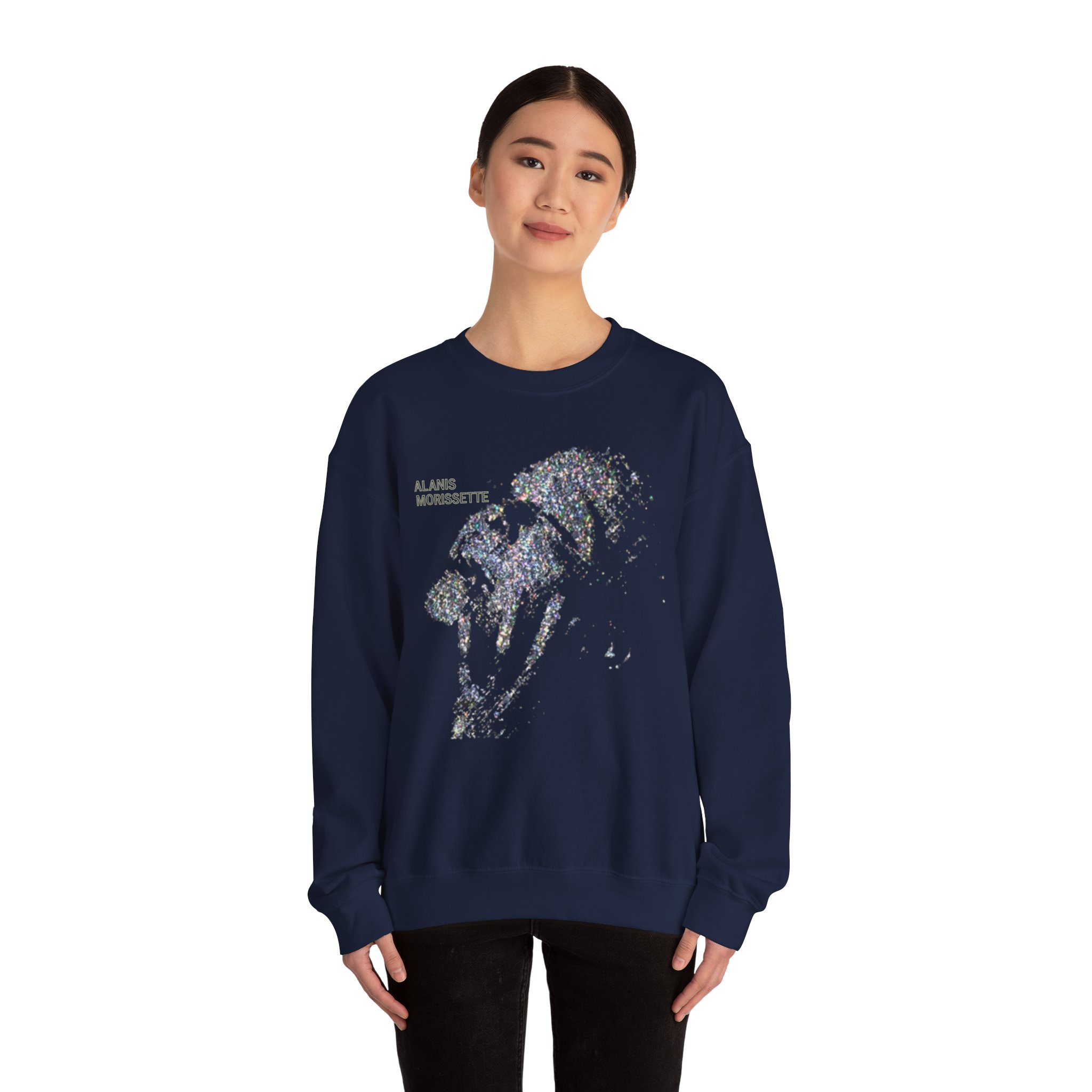 Alanis Morissette Such Pretty Forks Glitter Unisex Heavy Blendâ„¢ Crewneck Sweatshirt