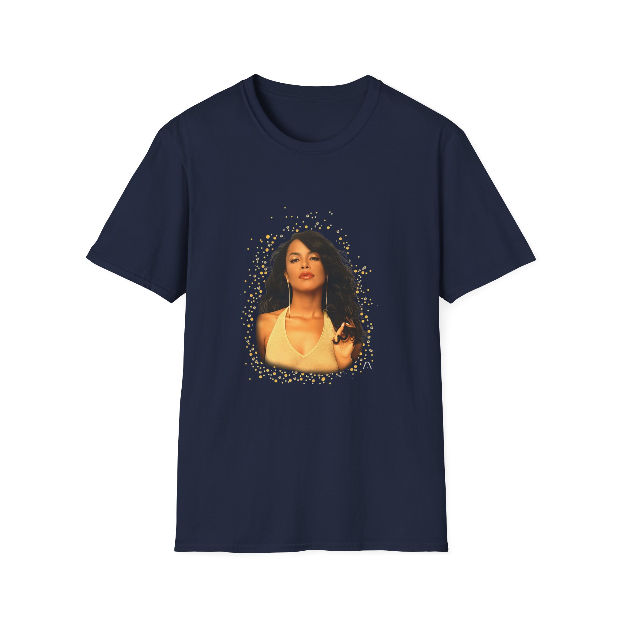 Aaliyah Self Titled Portrait Unisex Softstyle T-shirt