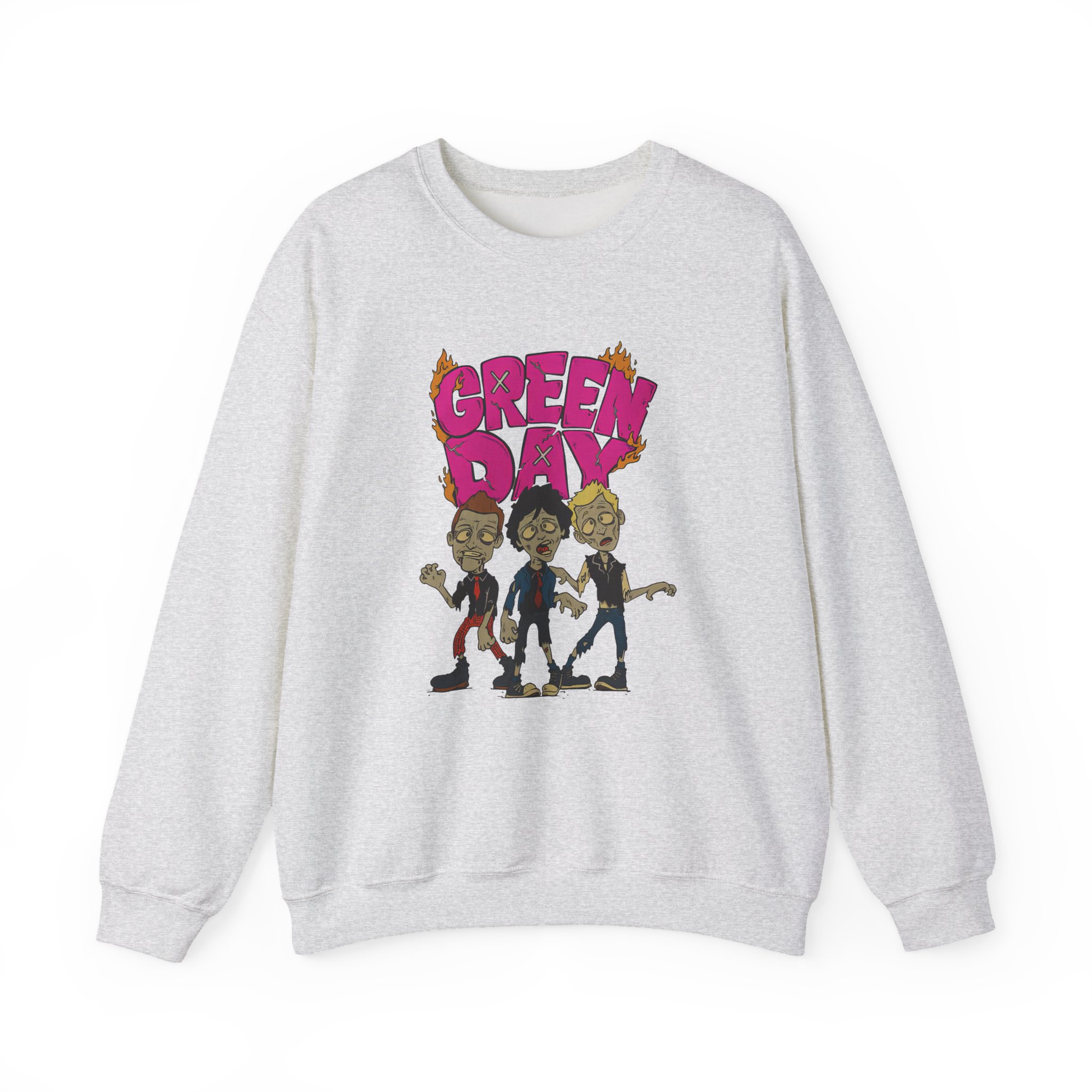 Green Day Walking Green Day Zombie Unisex Heavy Blendâ„¢ Crewneck Sweatshirt