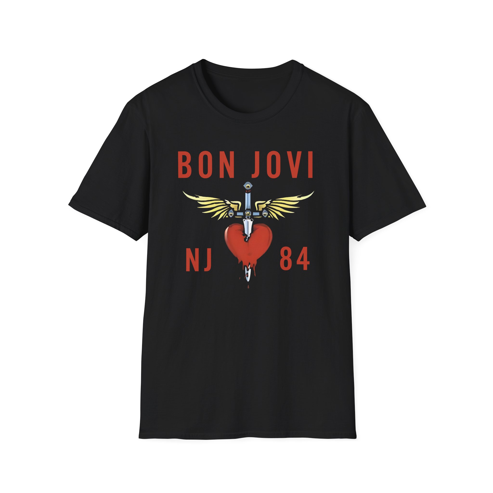 Bon Jovi You Give Love a Bad Name Unisex Softstyle T-Shirt