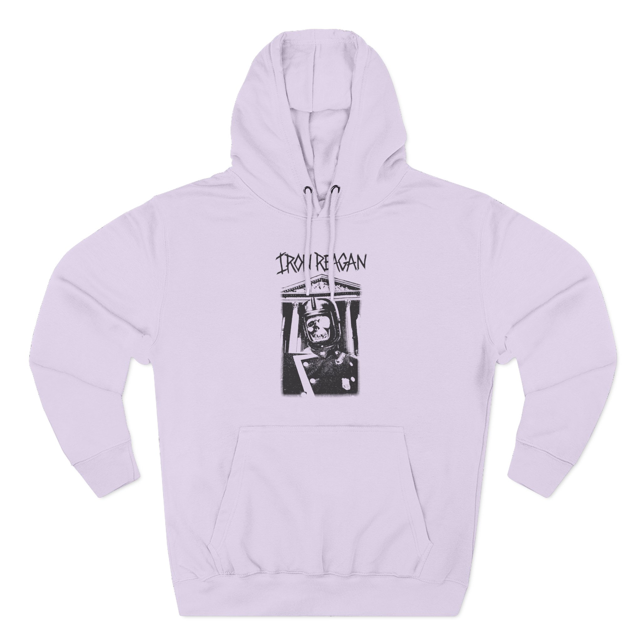 Iron Reagan Rewind Black Ink Three-Panel Fleece Hoodie