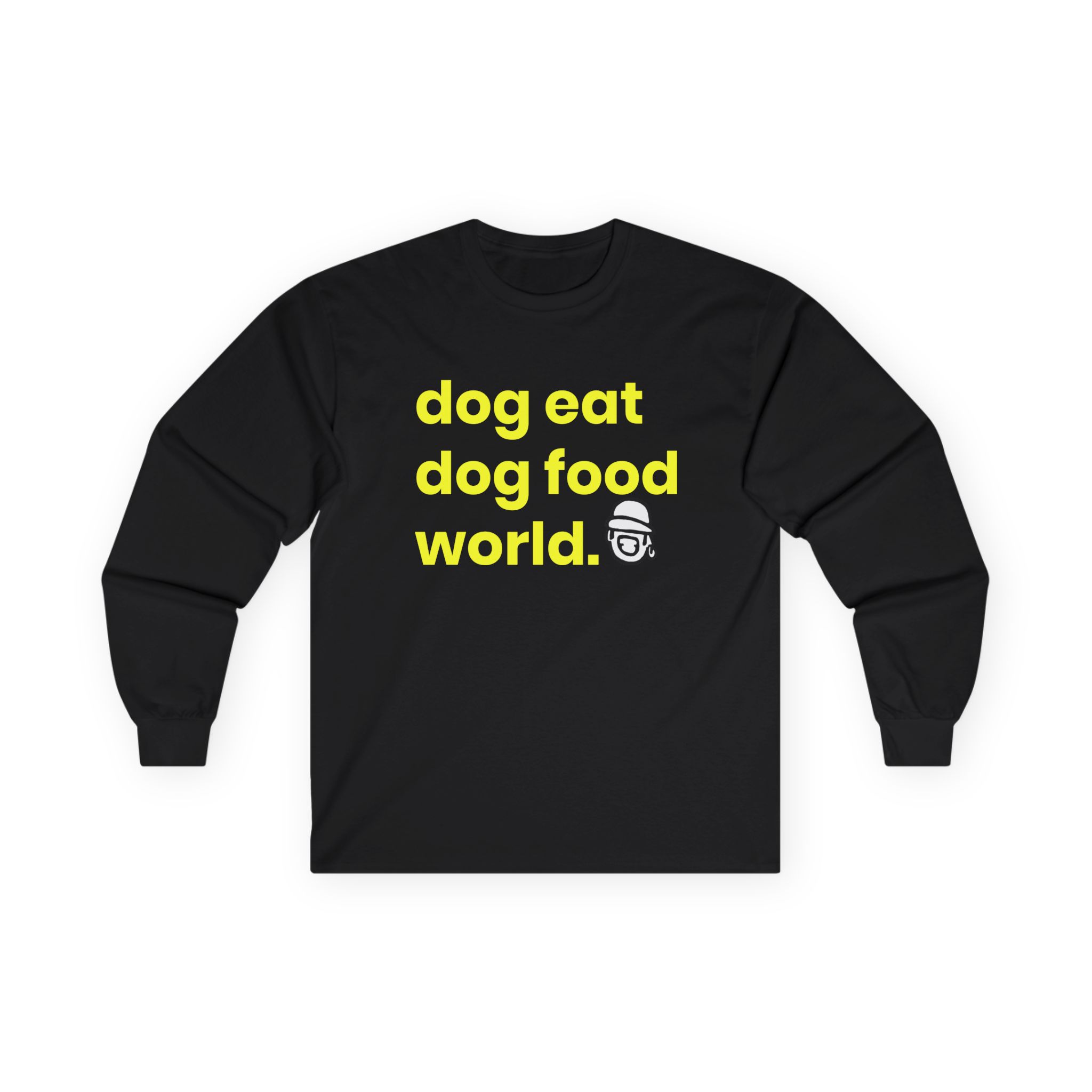 Niko B Dog Eat Dog Food World Unisex Ultra Cotton Long Sleeve Tee