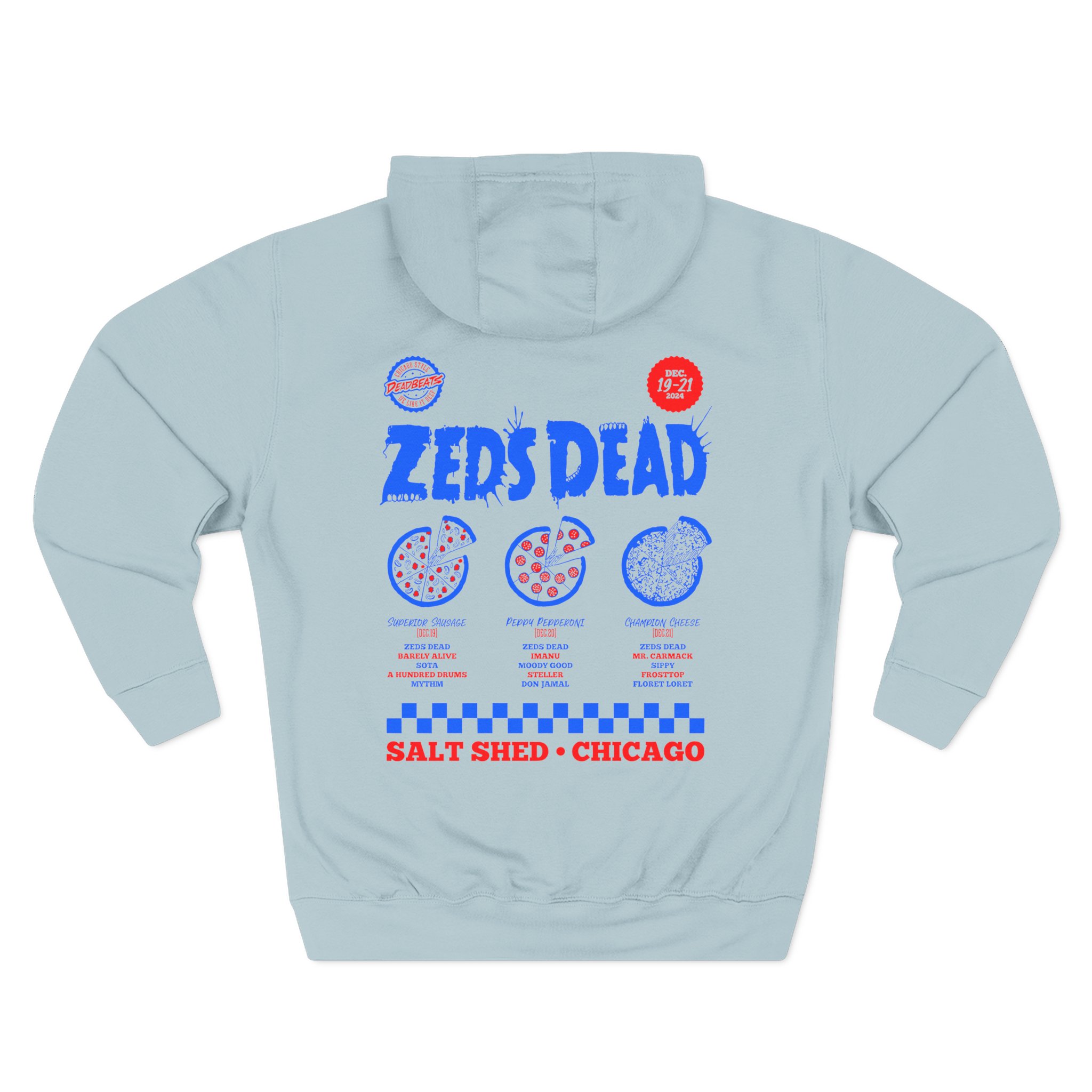 Zeds Dead Three-Panel Fleece Hoodie