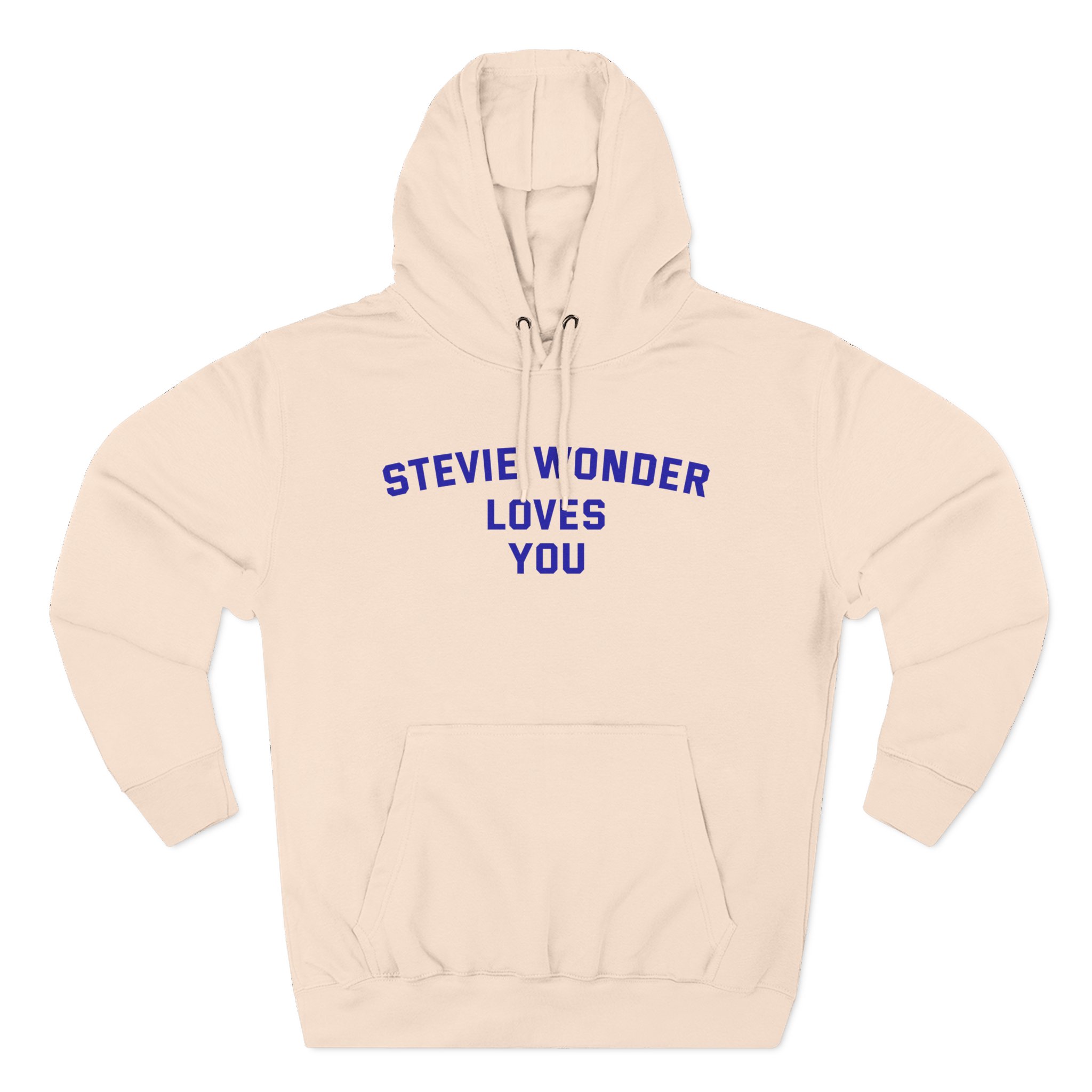 Stevie Wonder Loves You Three-Panel Fleece Hoodie