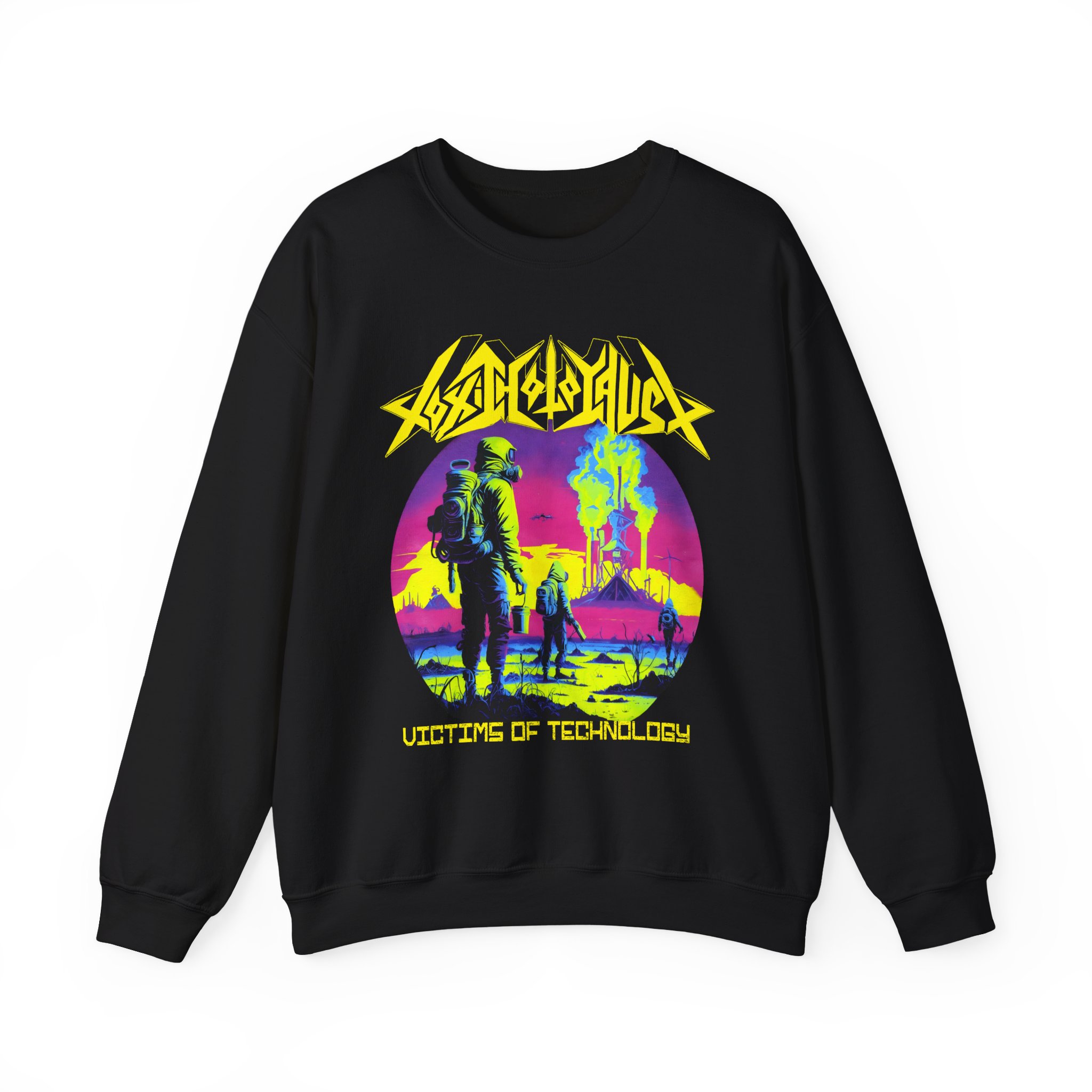 Toxic Holocaust Victims of Technology Unisex Heavy Blendâ„¢ Crewneck Sweatshirt