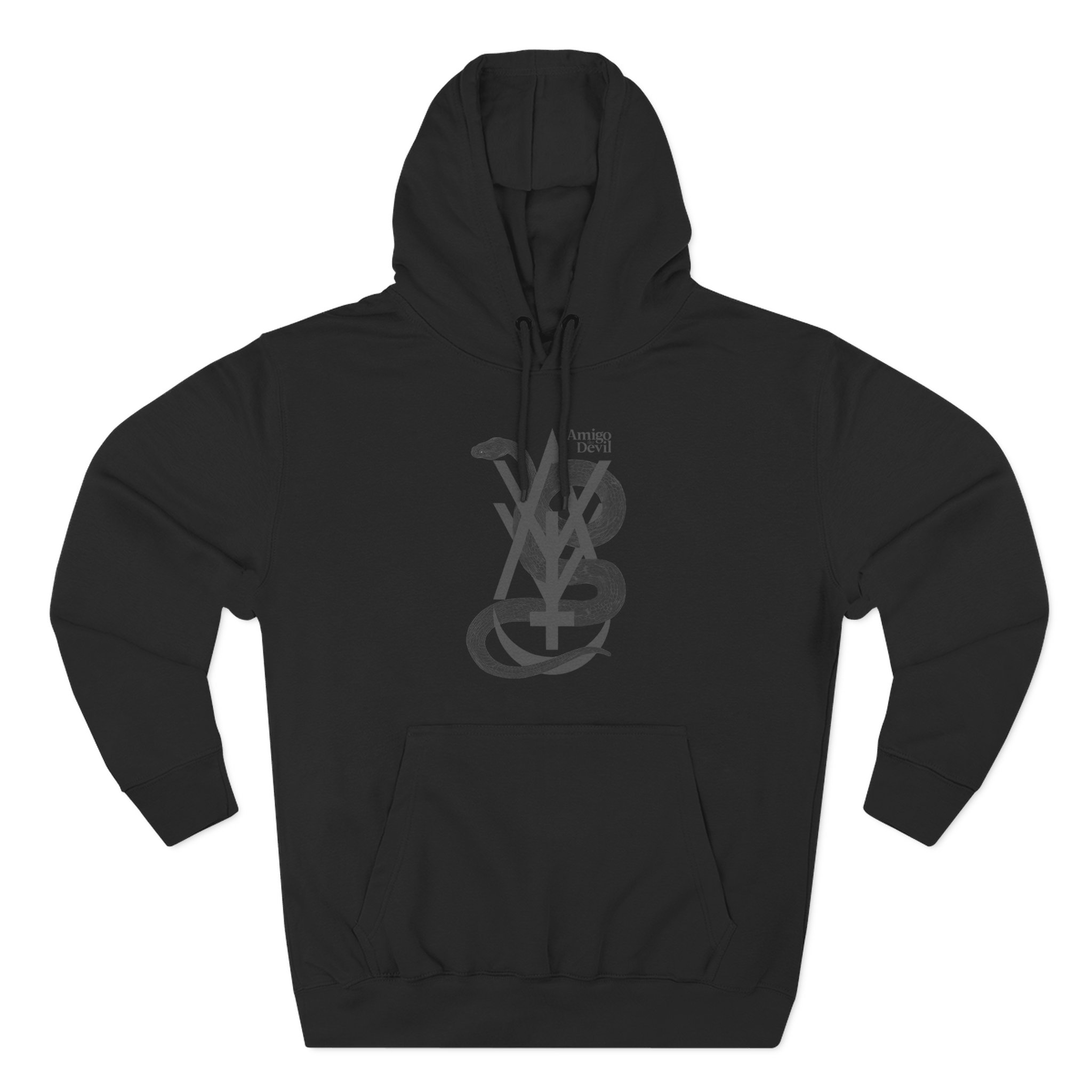Amigo the Devil Snake Three-Panel Fleece Hoodie