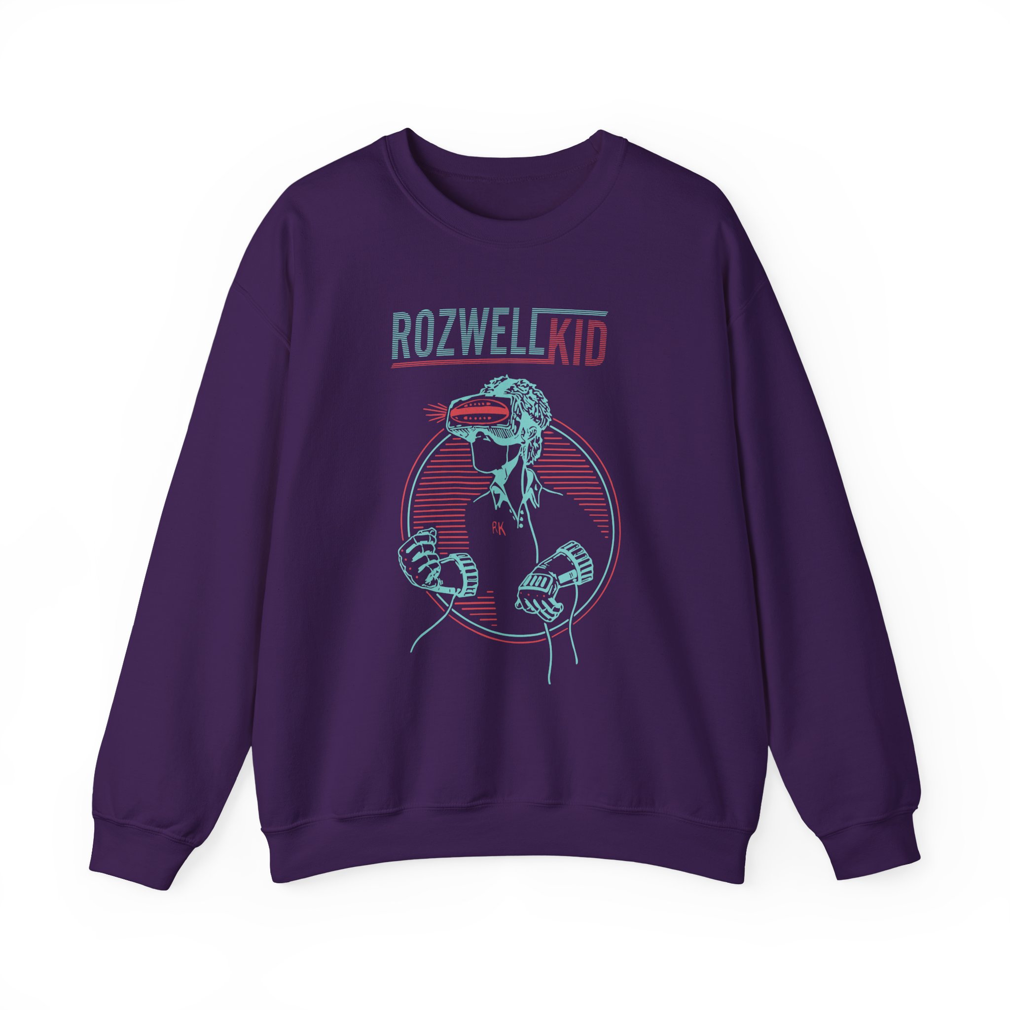 Rozwell Kid Virtual Reality Unisex Heavy Blendâ„¢ Crewneck Sweatshirt