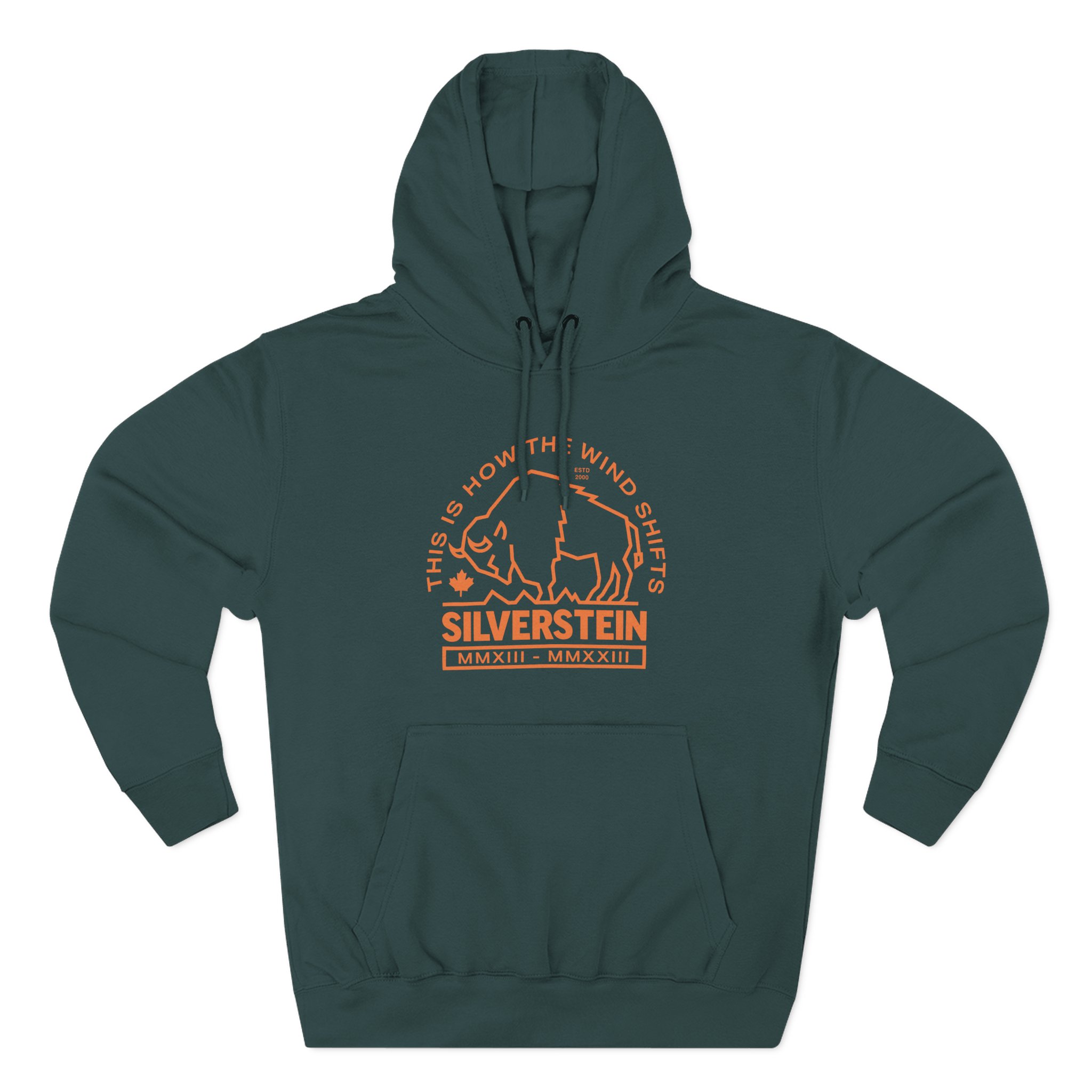 Silverstein Buffalo V2 Three-Panel Fleece Hoodie
