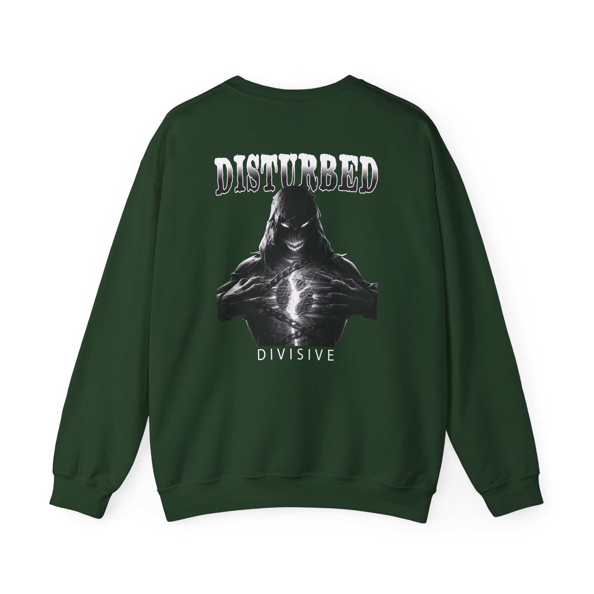 Disturbed Divisive Unisex Heavy Blendâ„¢ Crewneck Sweatshirt