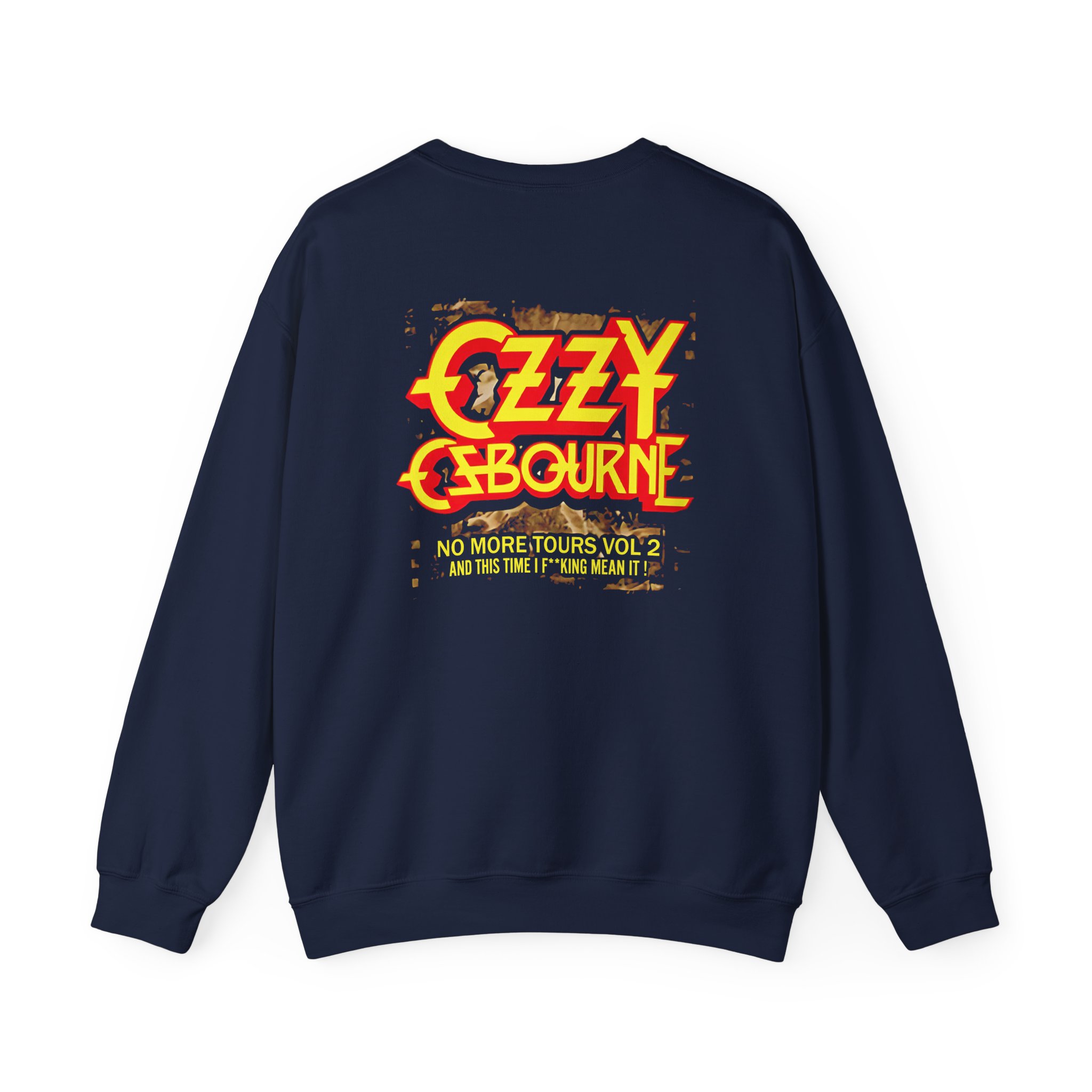 Ozzy Osbourne Rising With Tourback Unisex Heavy Blendâ„¢ Crewneck Sweatshirt