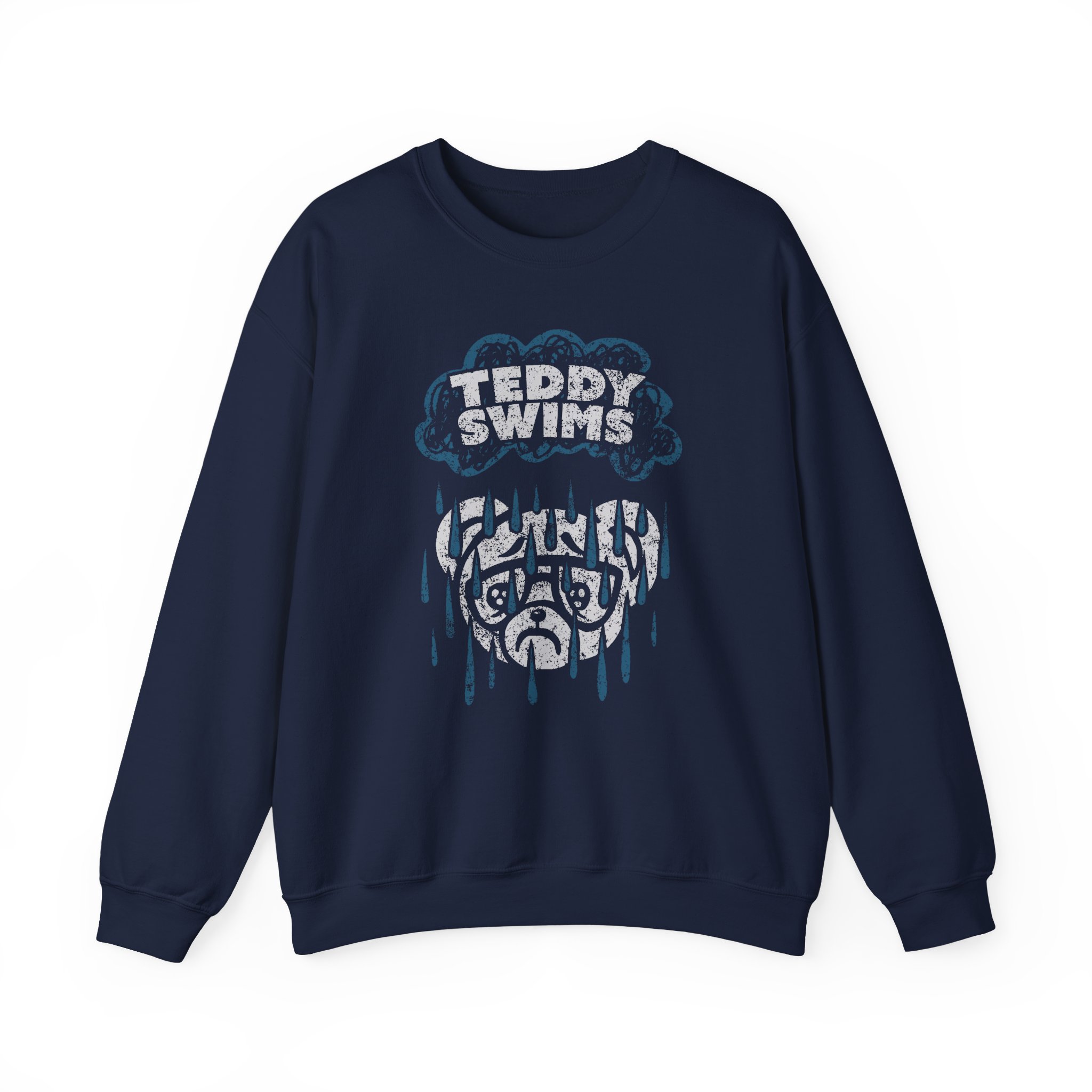 Teddy Swims Rainy Day Teddy Unisex Heavy Blend Crewneck Sweatshirt