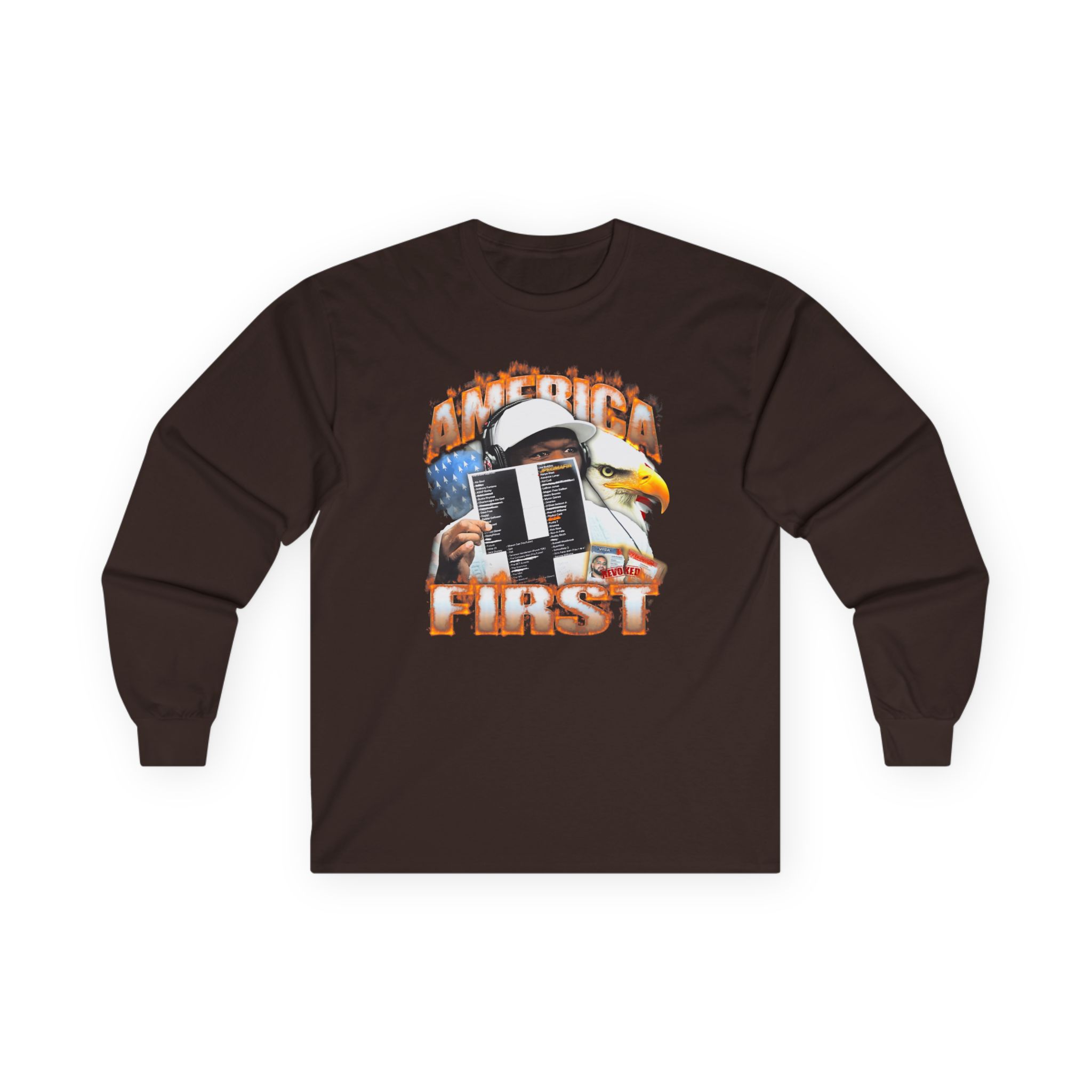 Jpegmafia America First Unisex Ultra Cotton Long Sleeve Tee
