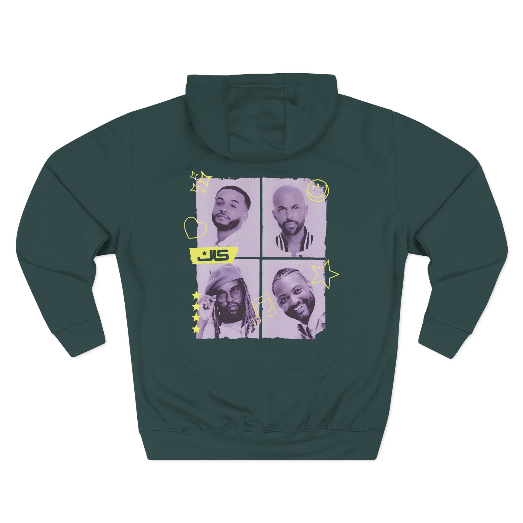 JLS Photo Three-Panel Fleece Hoodie