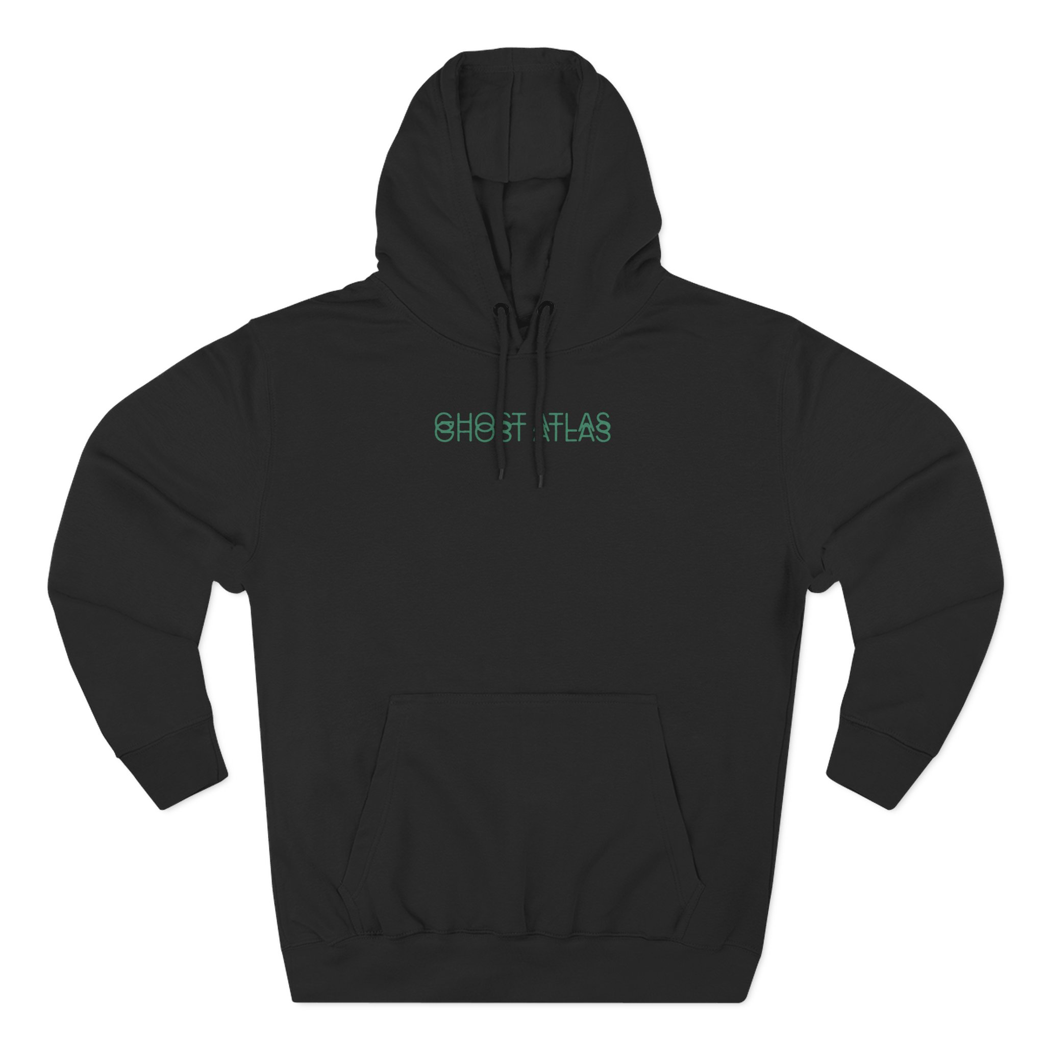 Ghost Atlas Flowers Three-Panel Fleece Hoodie