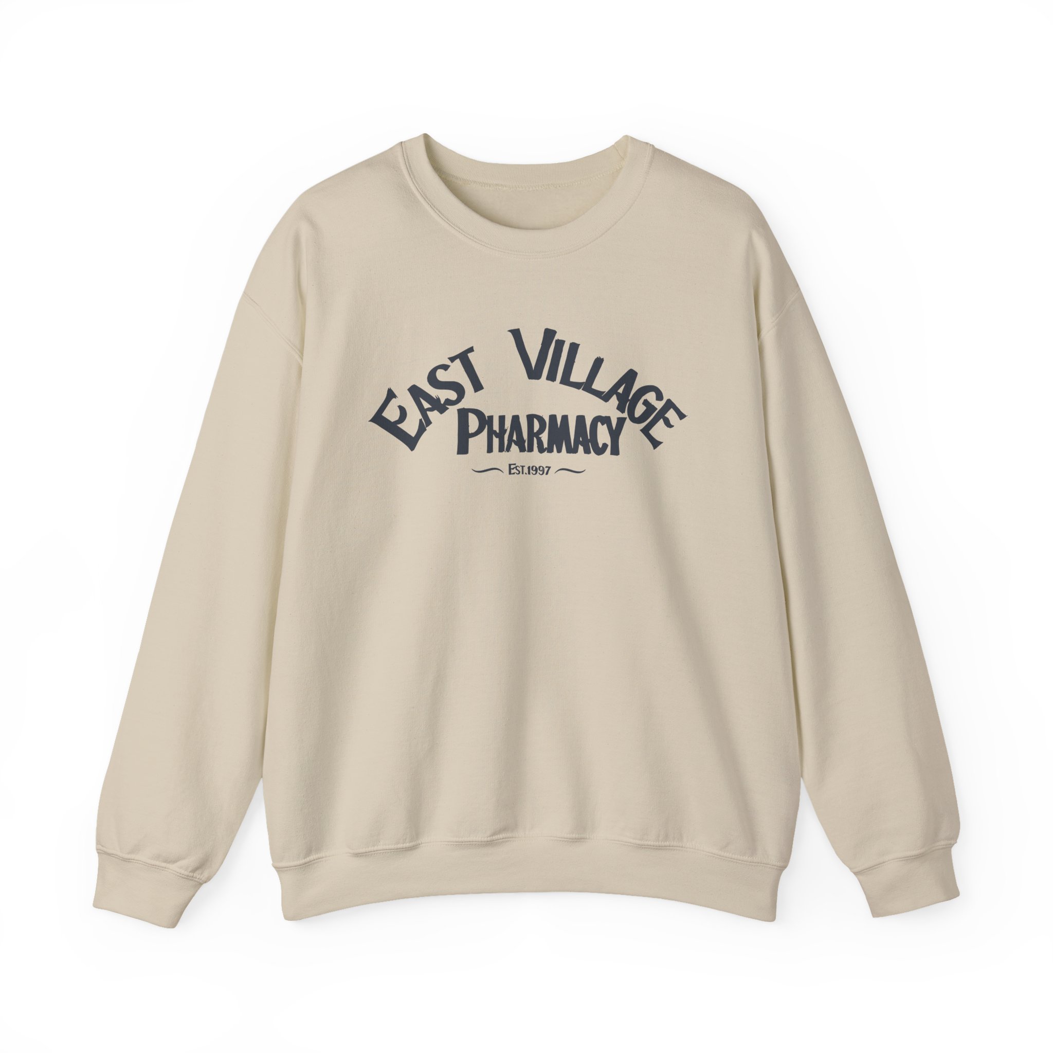 The Chemical Brothers East Village Pharmacy Unisex Heavy Blendâ„¢ Crewneck Sweatshirt