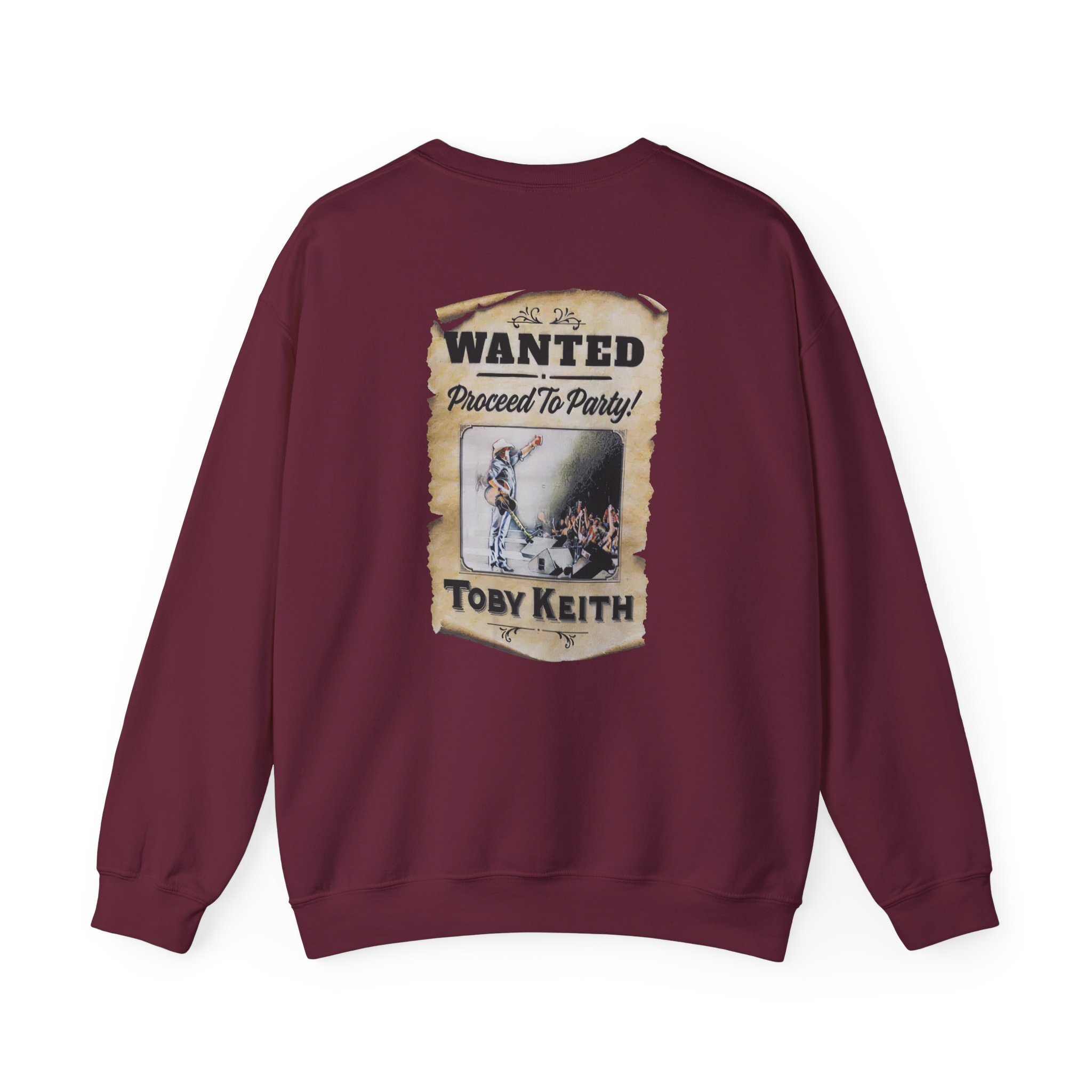 Toby Keith Proceed to Party Unisex Heavy Blendâ„¢ Crewneck Sweatshirt