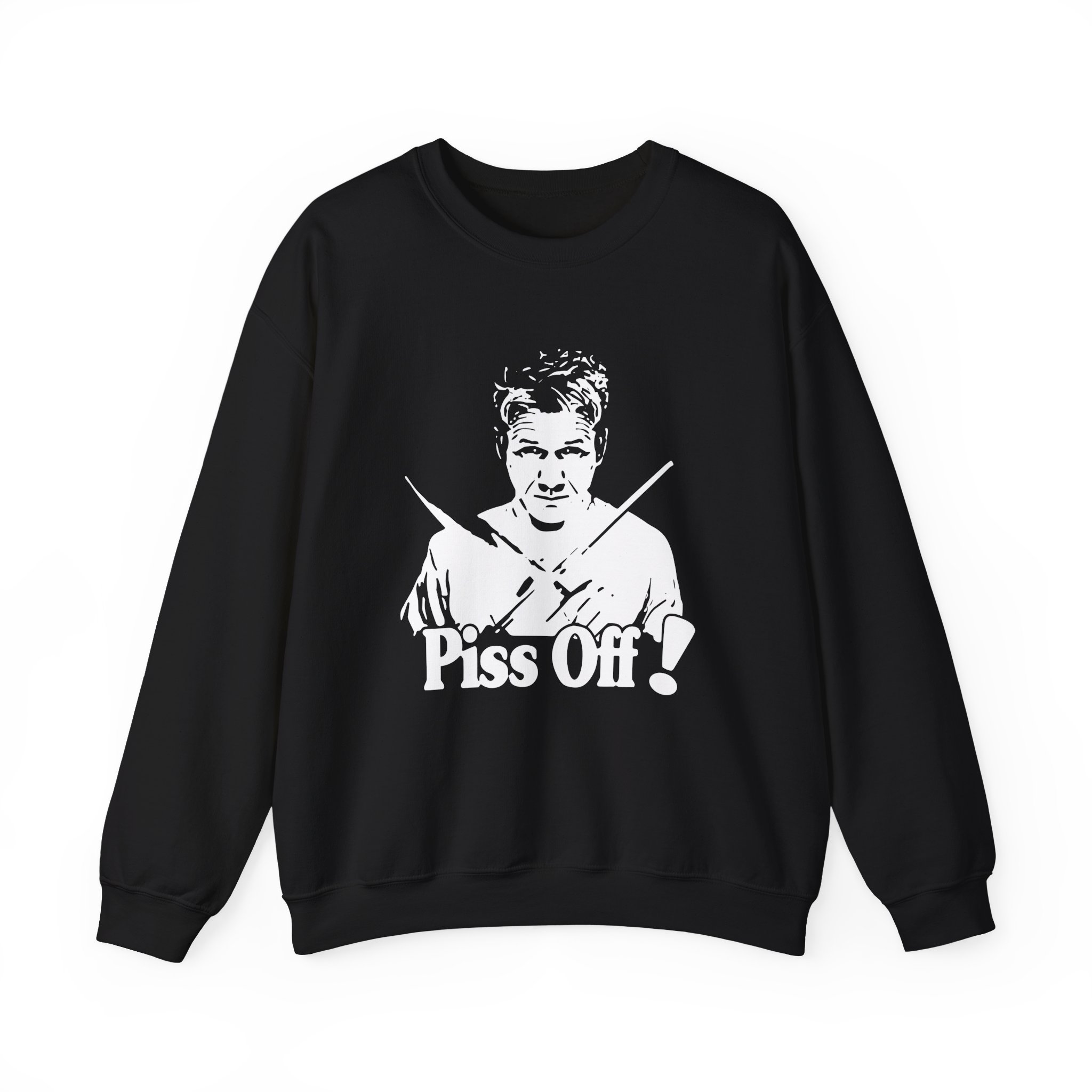 Gordon Ramsay Chef Piss Off Unisex Heavy Blendâ„¢ Crewneck Sweatshirt