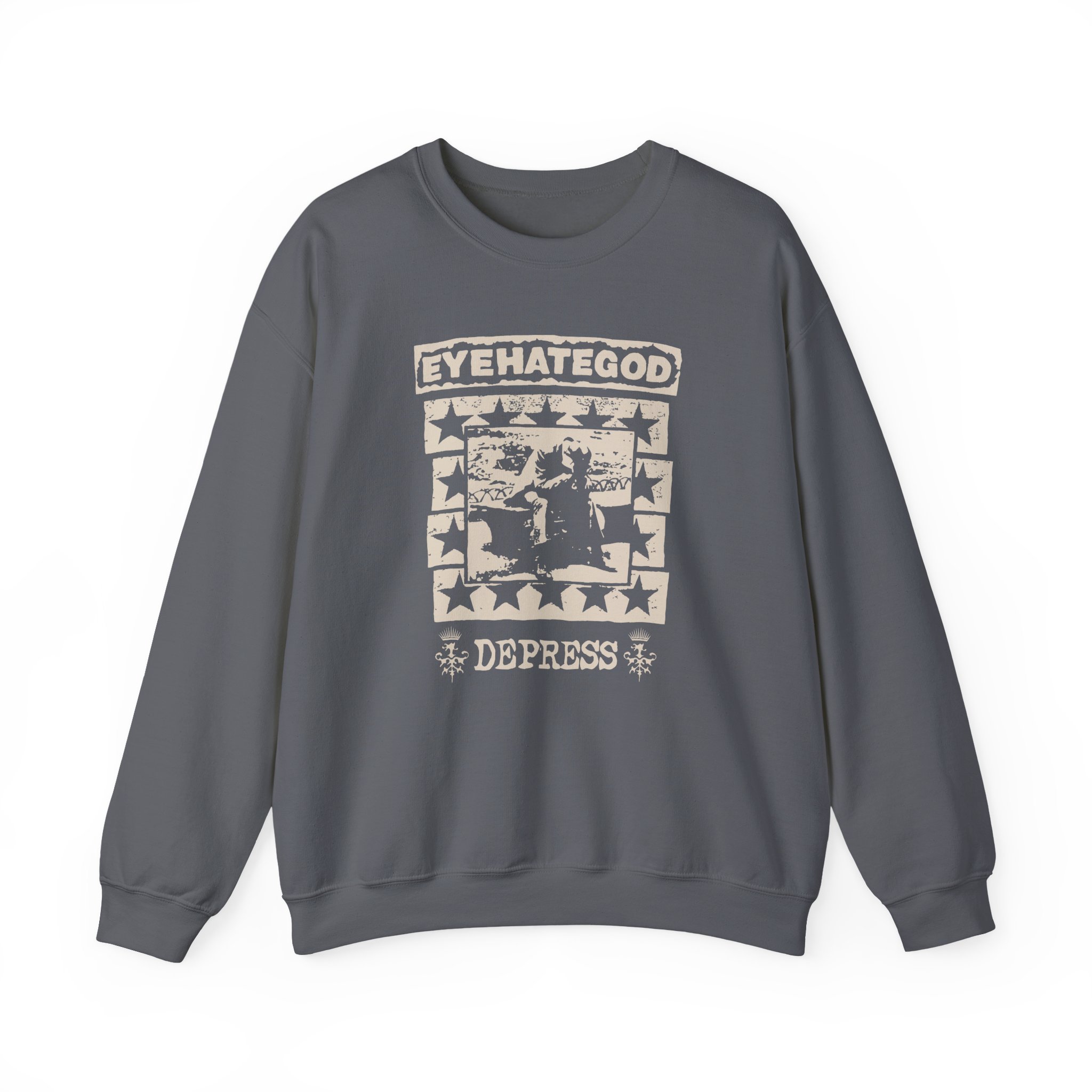 Eyehategod Depress Unisex Heavy Blendâ„¢ Crewneck Sweatshirt