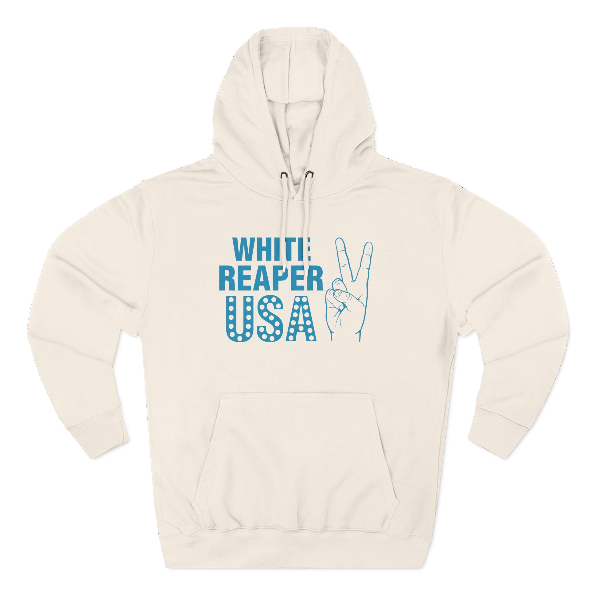 White Reaper Three-Panel Fleece Hoodie