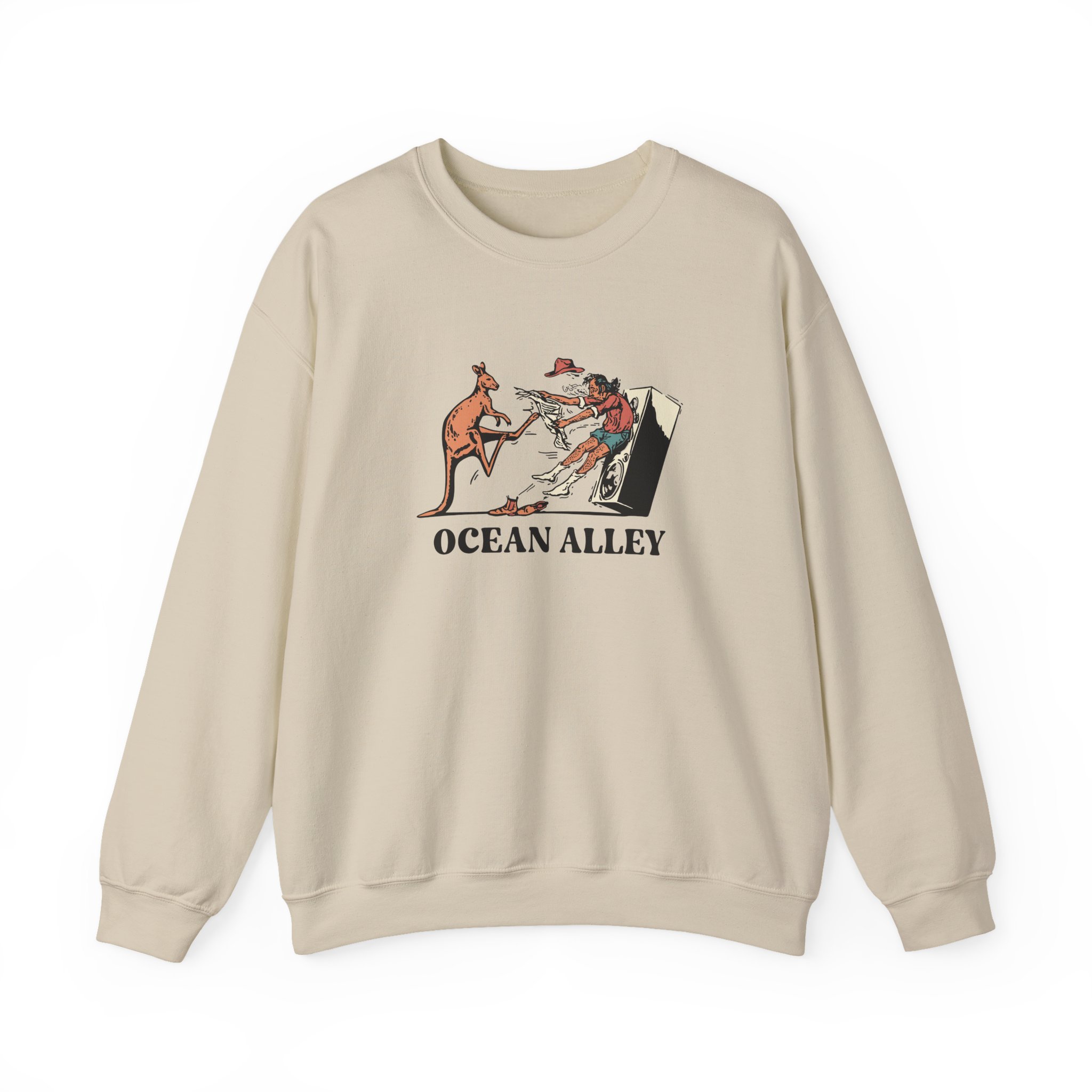 Ocean Alley Kanga Kick Unisex Heavy Blendâ„¢ Crewneck Sweatshirt